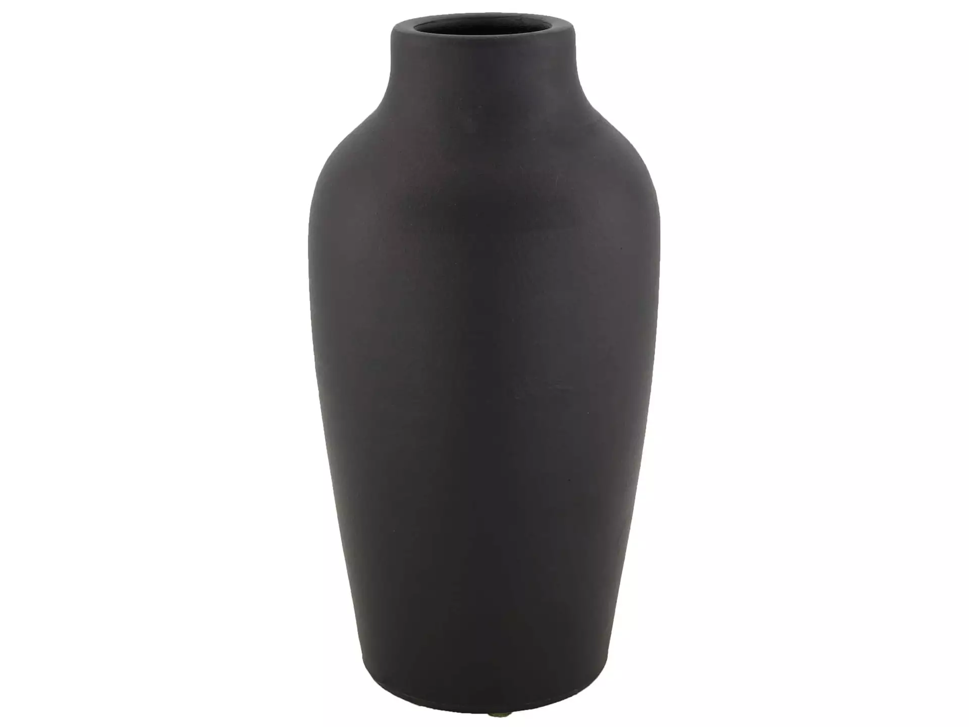 Vase Keramik Schwarz H: 24 cm Decofinder