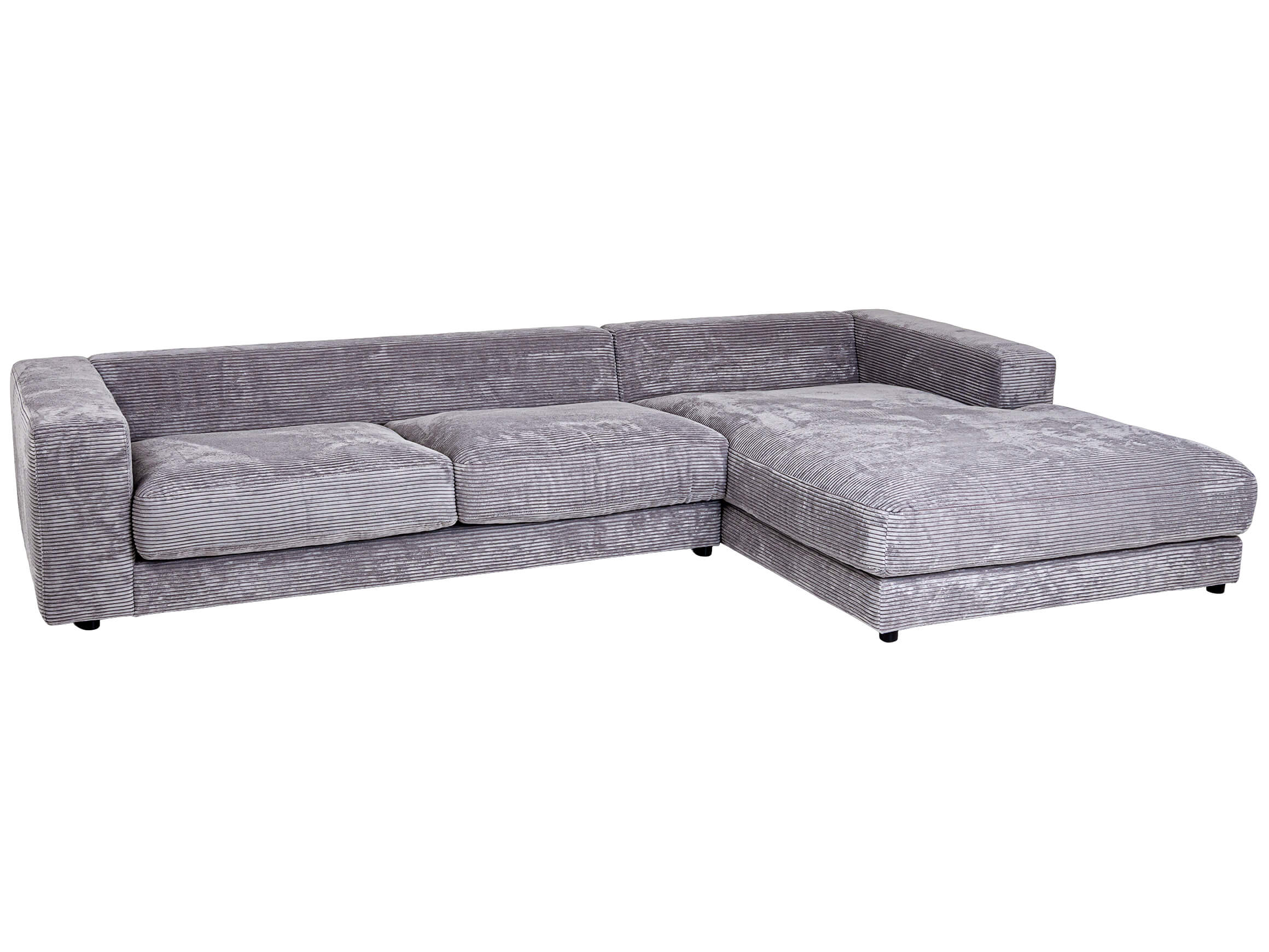 Ecksofa Samson Candy / Farbe: Grau / Bezugsmaterial: Stoff