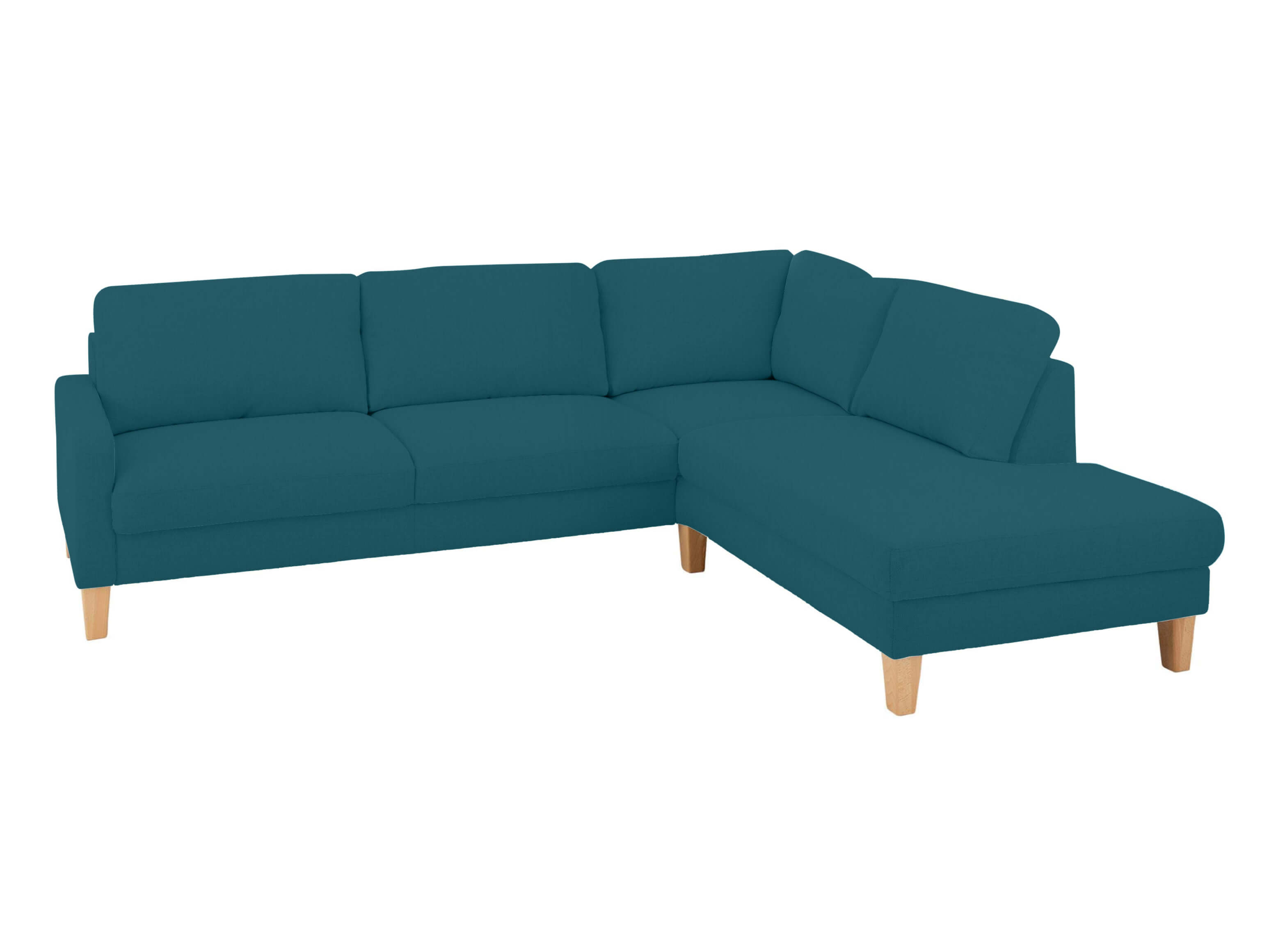 Ecksofa Cagliari Basic Candy / Farbe: Petrol / Material: Stoff Basic