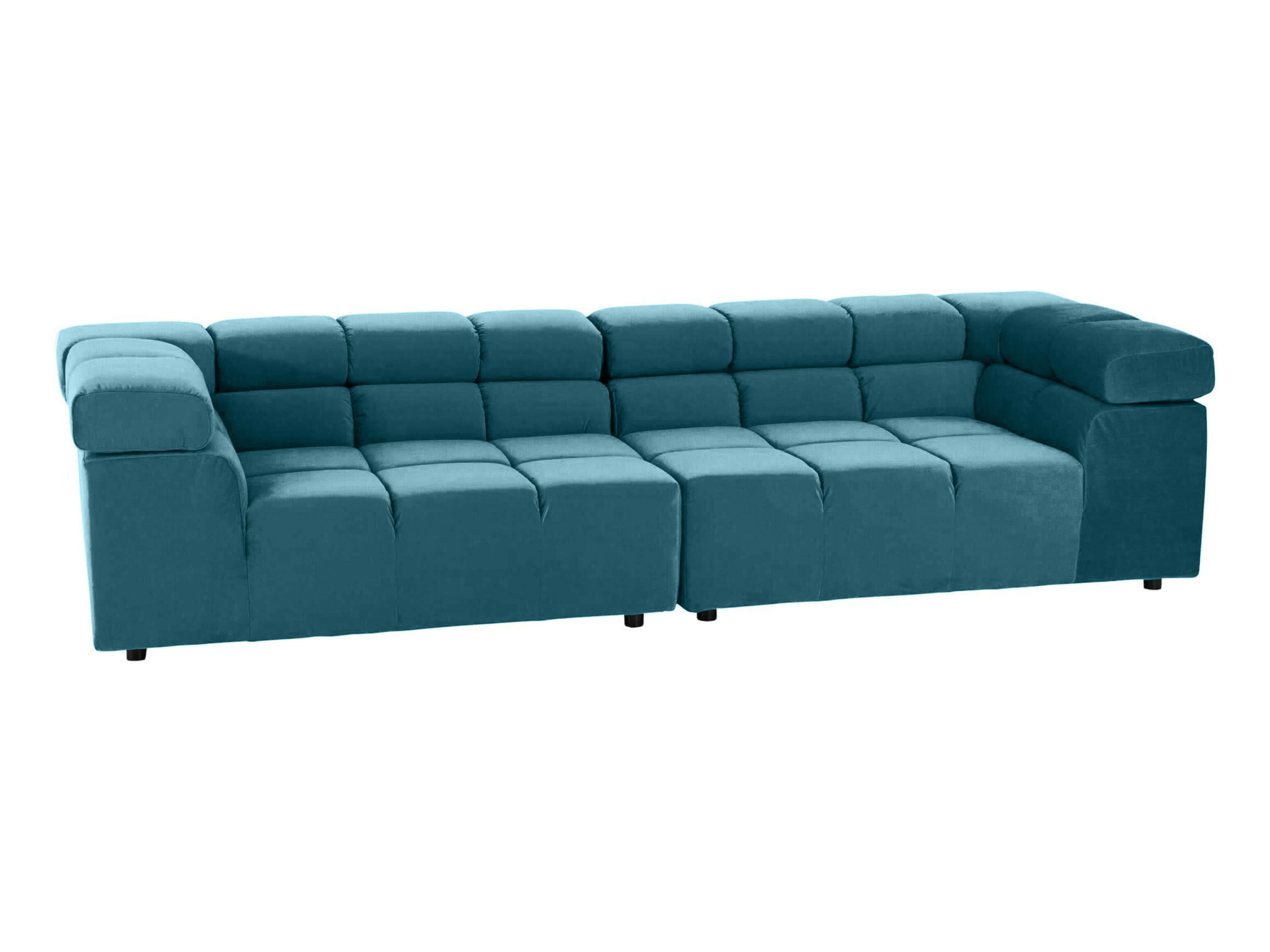 Sofa Otawa Basic Candy / Farbe: Petrol / Material: Stoff Basic