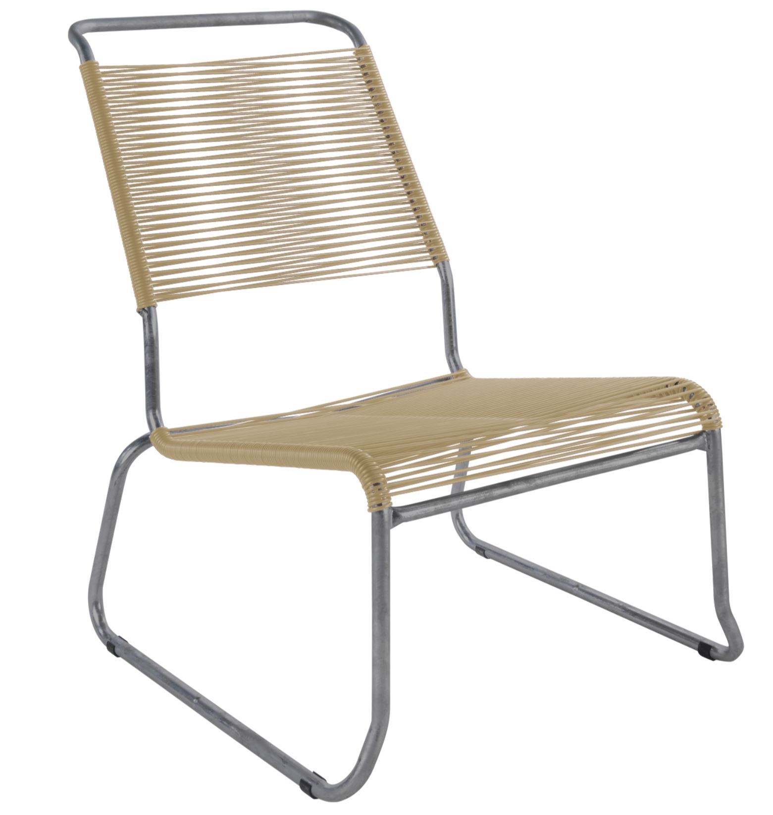 Schaffner Spaghetti-Kufen-Lounger Säntis Hochlehner Braun | Schubiger Möbel