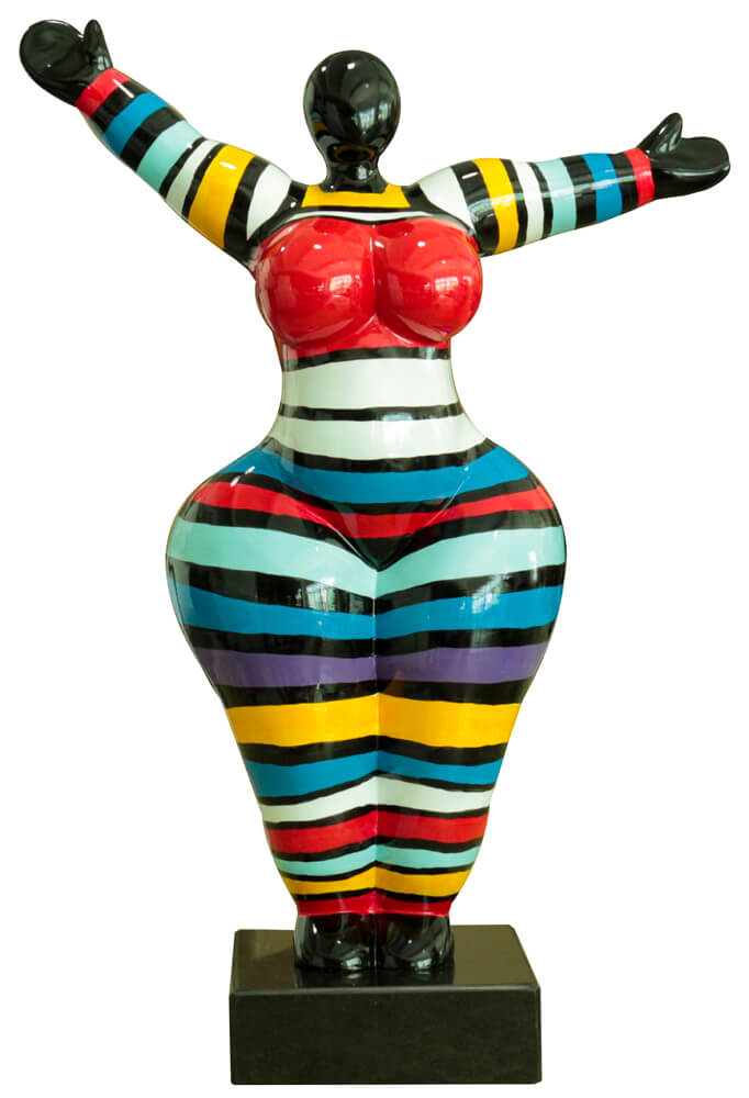 Skulptur Hommage an Niki de Saint Phalle, Nana Stil 3 image LAND