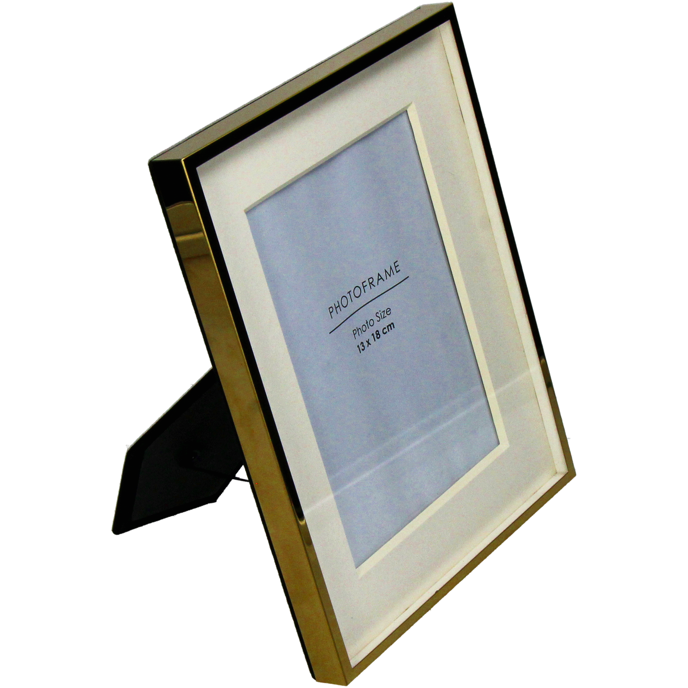 Fotorahmen Metall, Gold B: 13 cm Kersten