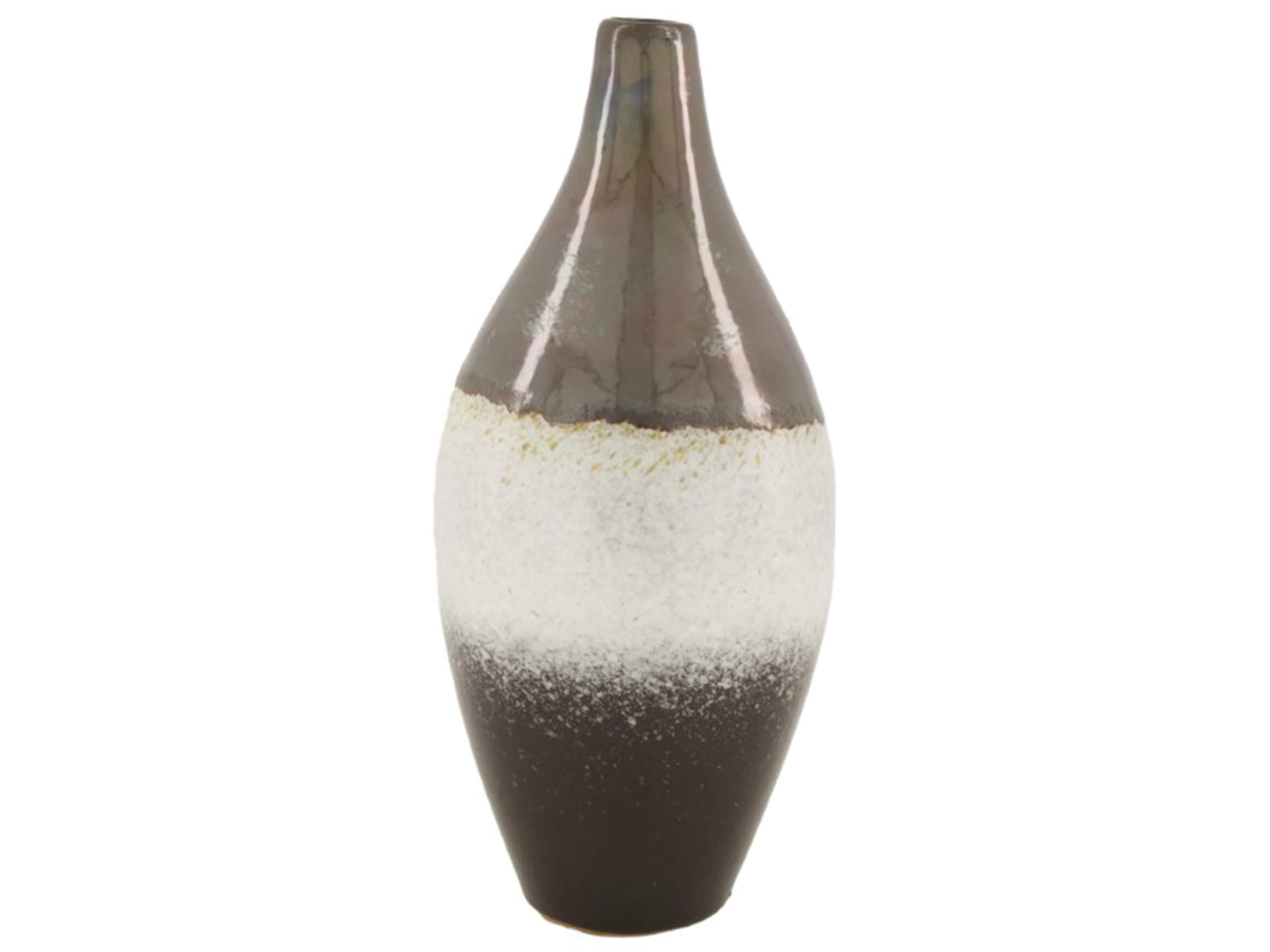 Vase Keramik Hellblau-Grau H: 27 cm Dijk
