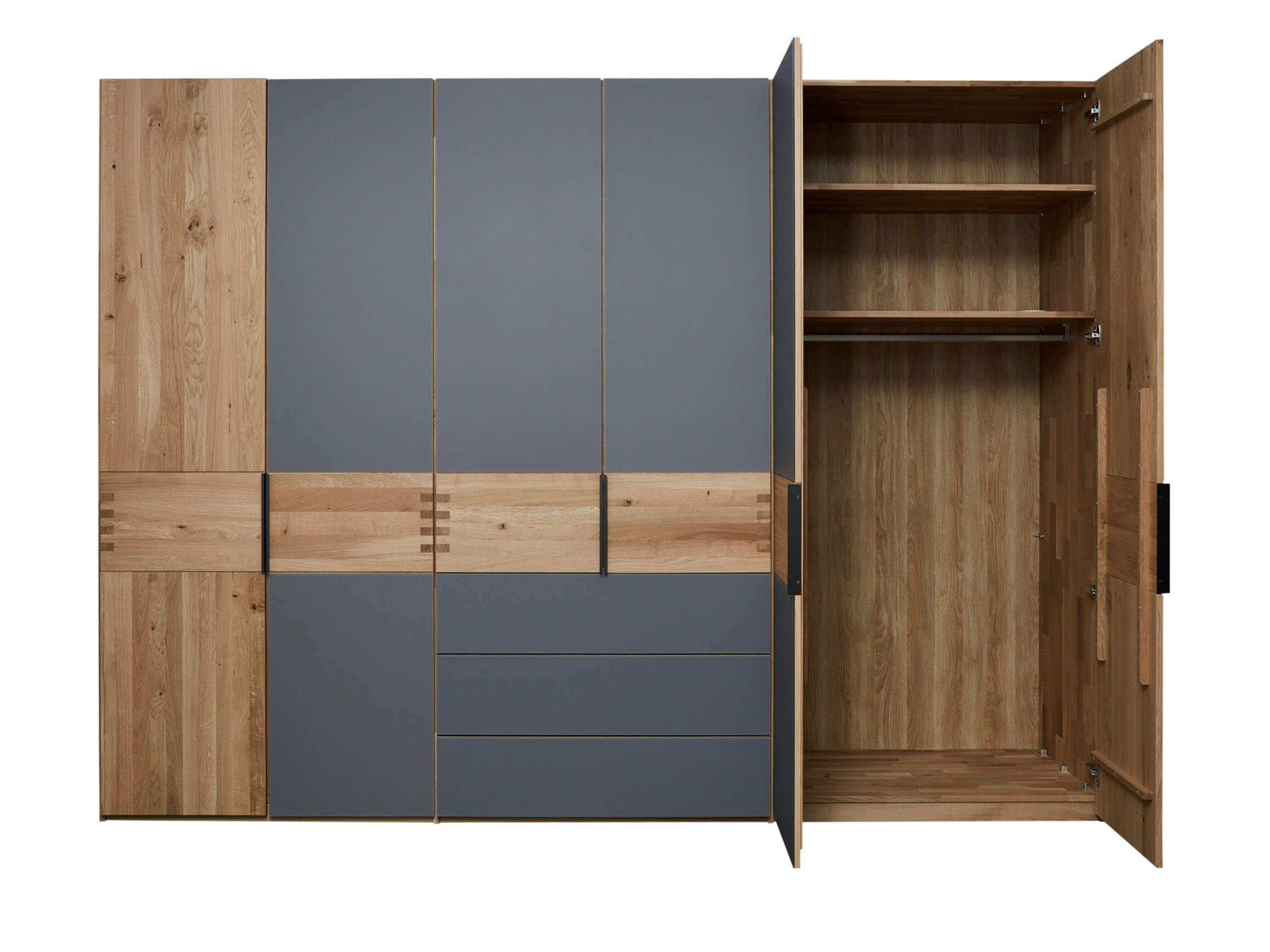 Drehtürenschrank Langnau Wöstmann / Farbe: Holzfarbig / Bezugsmaterial: