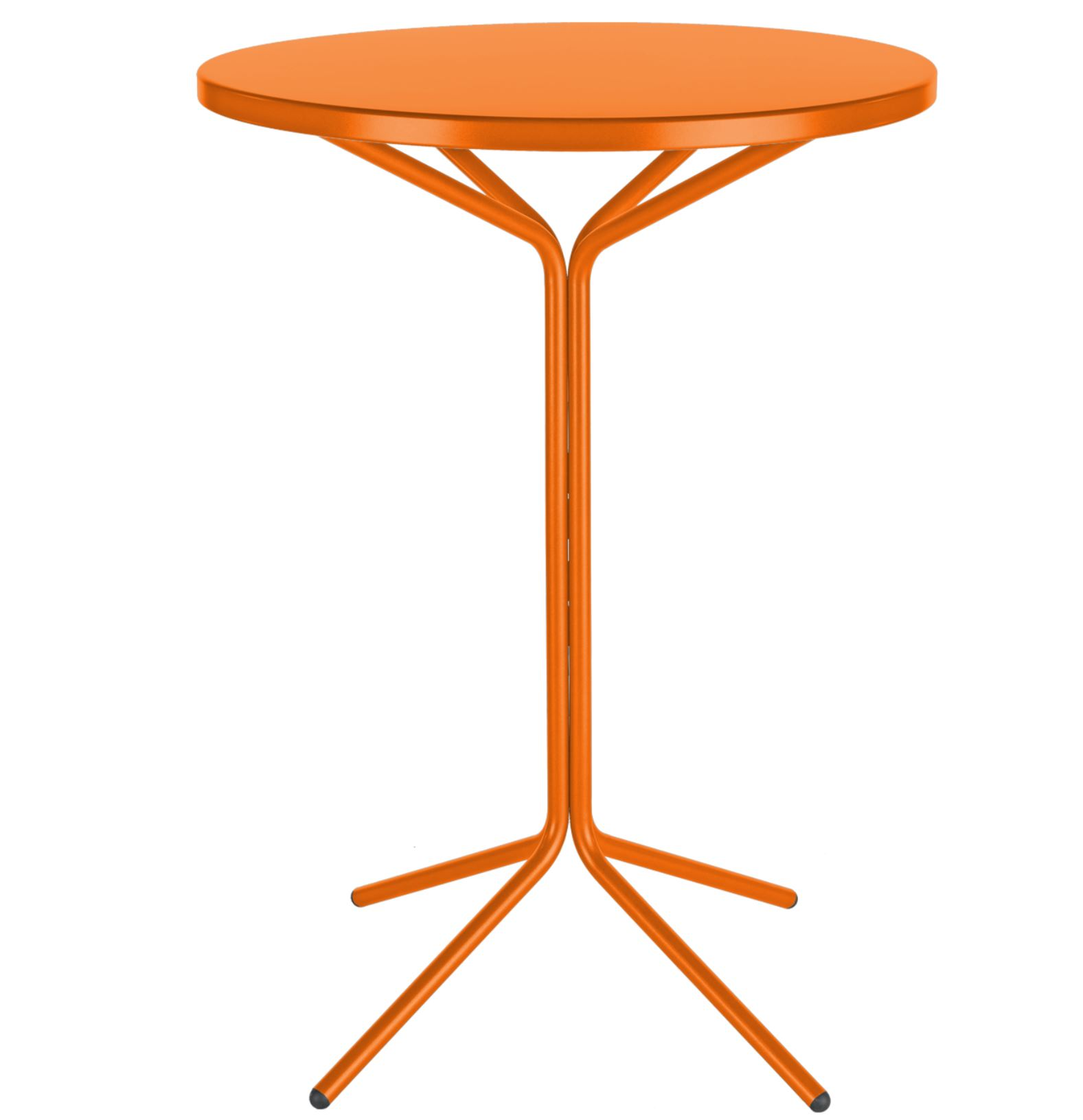 Table Pix Metal bistro bar table Pix Schaffner / colour: orange