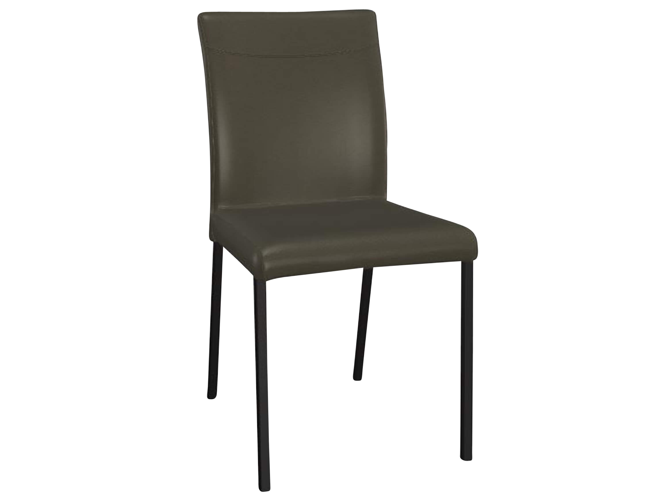 Stuhl Leicht Premium Trendstühle / Farbe: Smog / Material: Leder