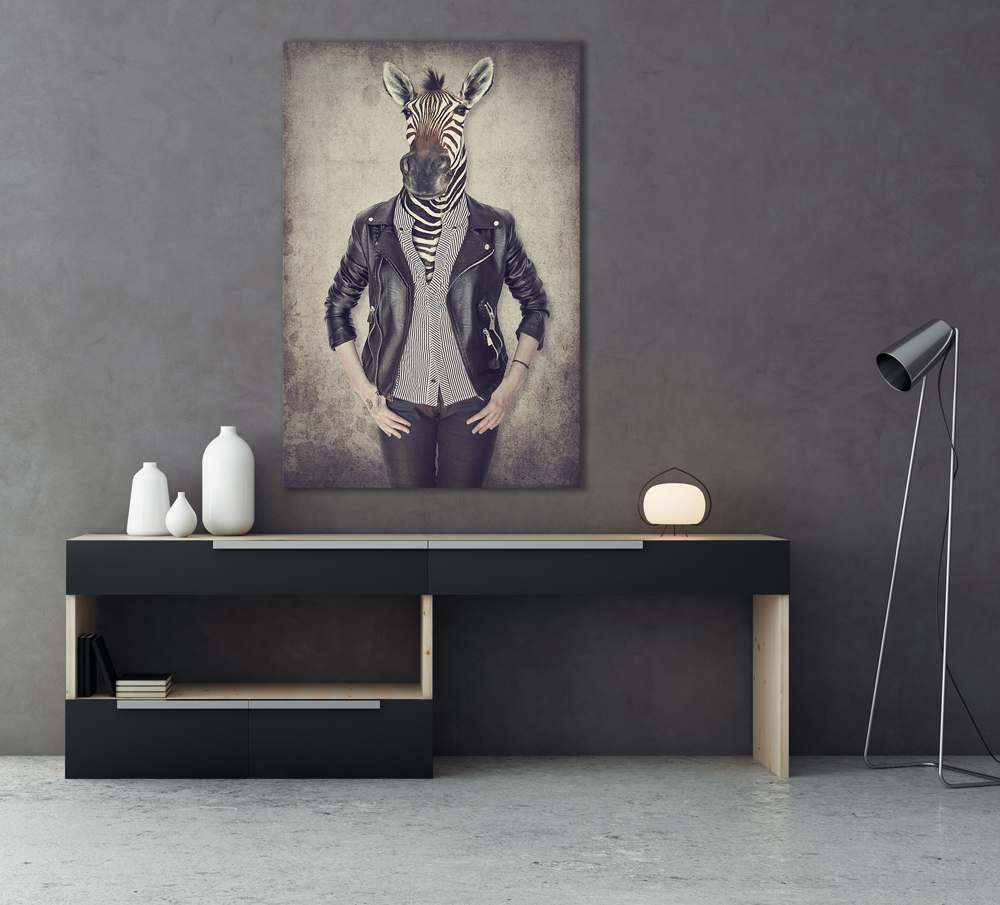 Alubild-Zebra Gentleman-image LAND