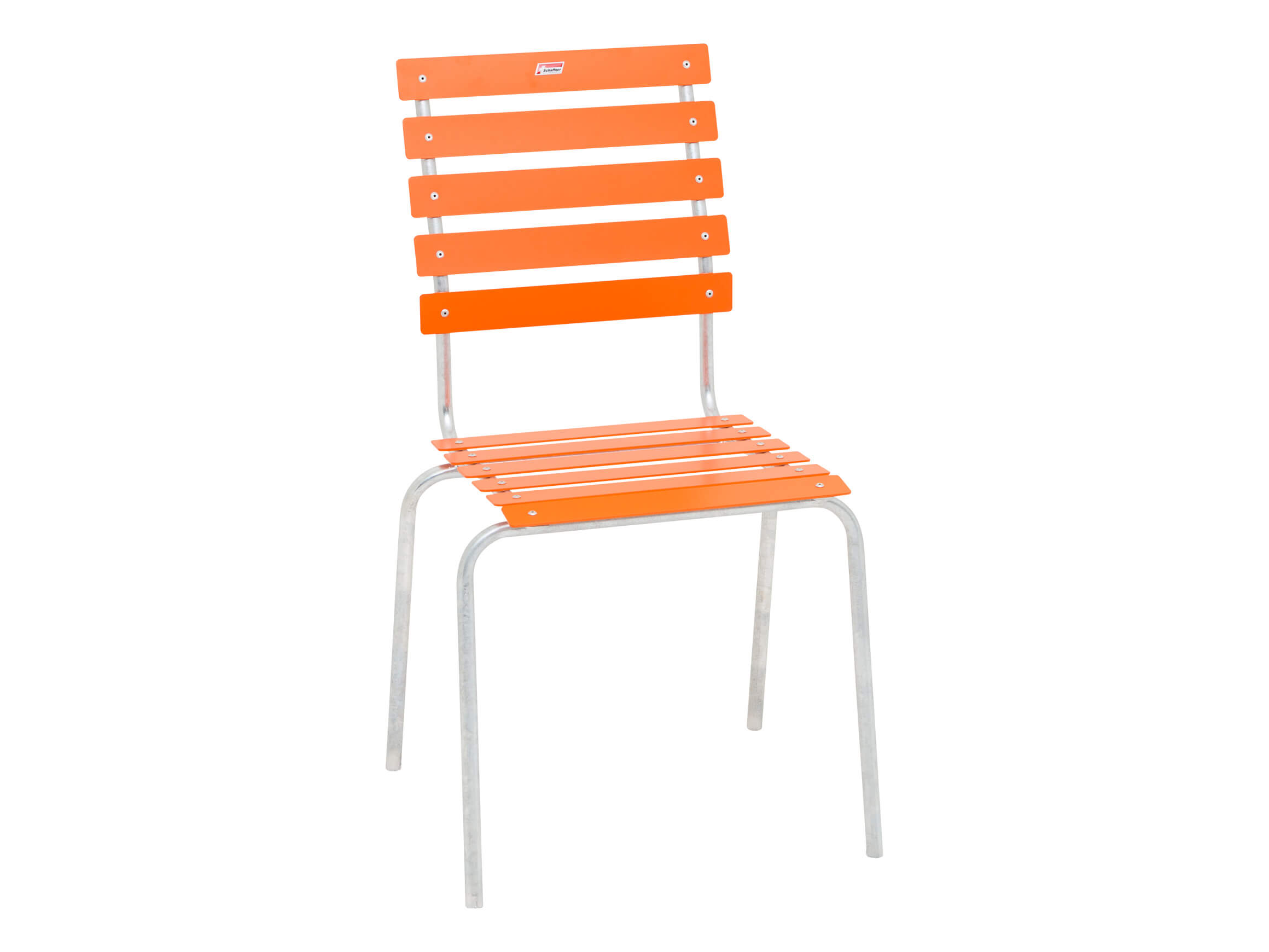Gartenstuhl Ascona von Schaffner / Farbe: Orange / Grösse: 49 x 49 cm
