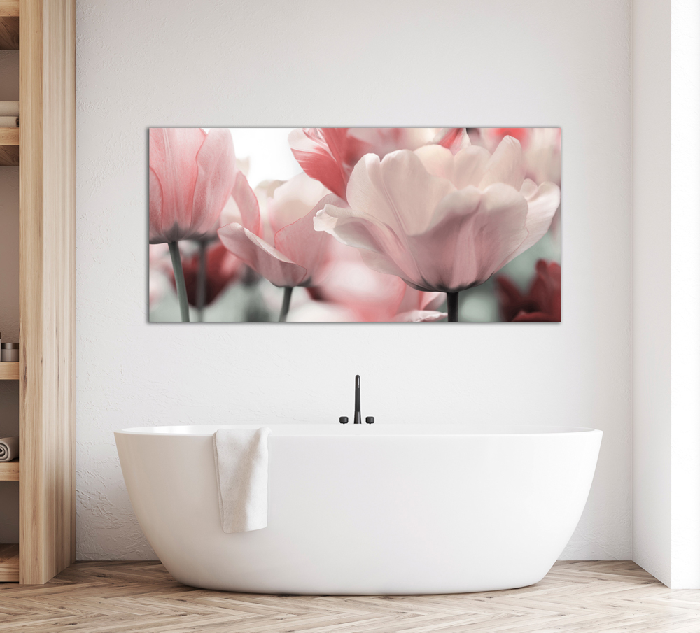 Alubild-Blüten in Rose-image LAND