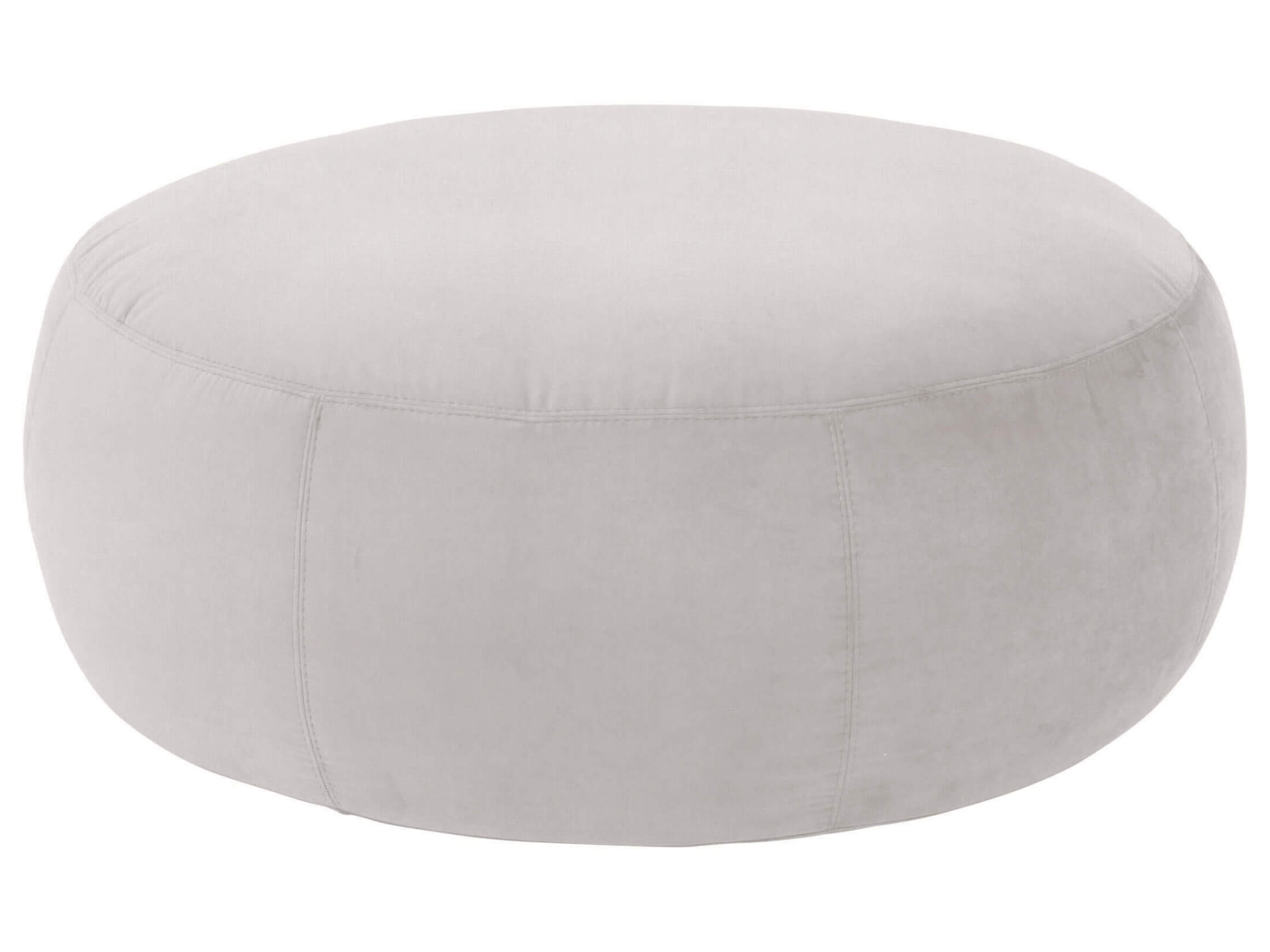 Hocker Annabelle Basic D: 105 cm Candy / Farbe: Silver / Material: Stoff Basic