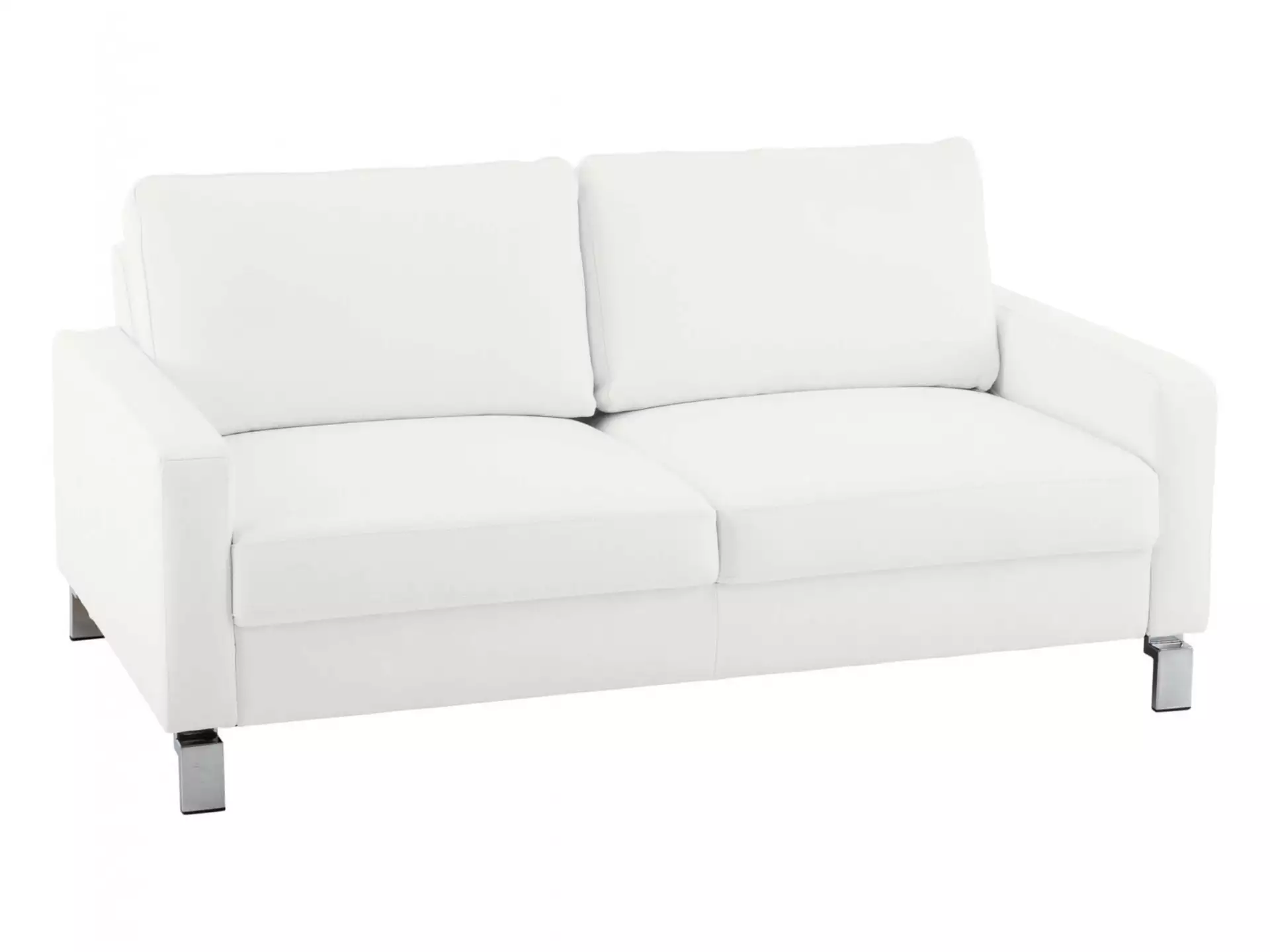 Sofa Interims Basic B: 164 cm Candy / Farbe: Bianco / Material: Leder Basic