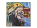Bild Street Art Schimpanse mit Brille image LAND / Grösse: 103 x 103 cm