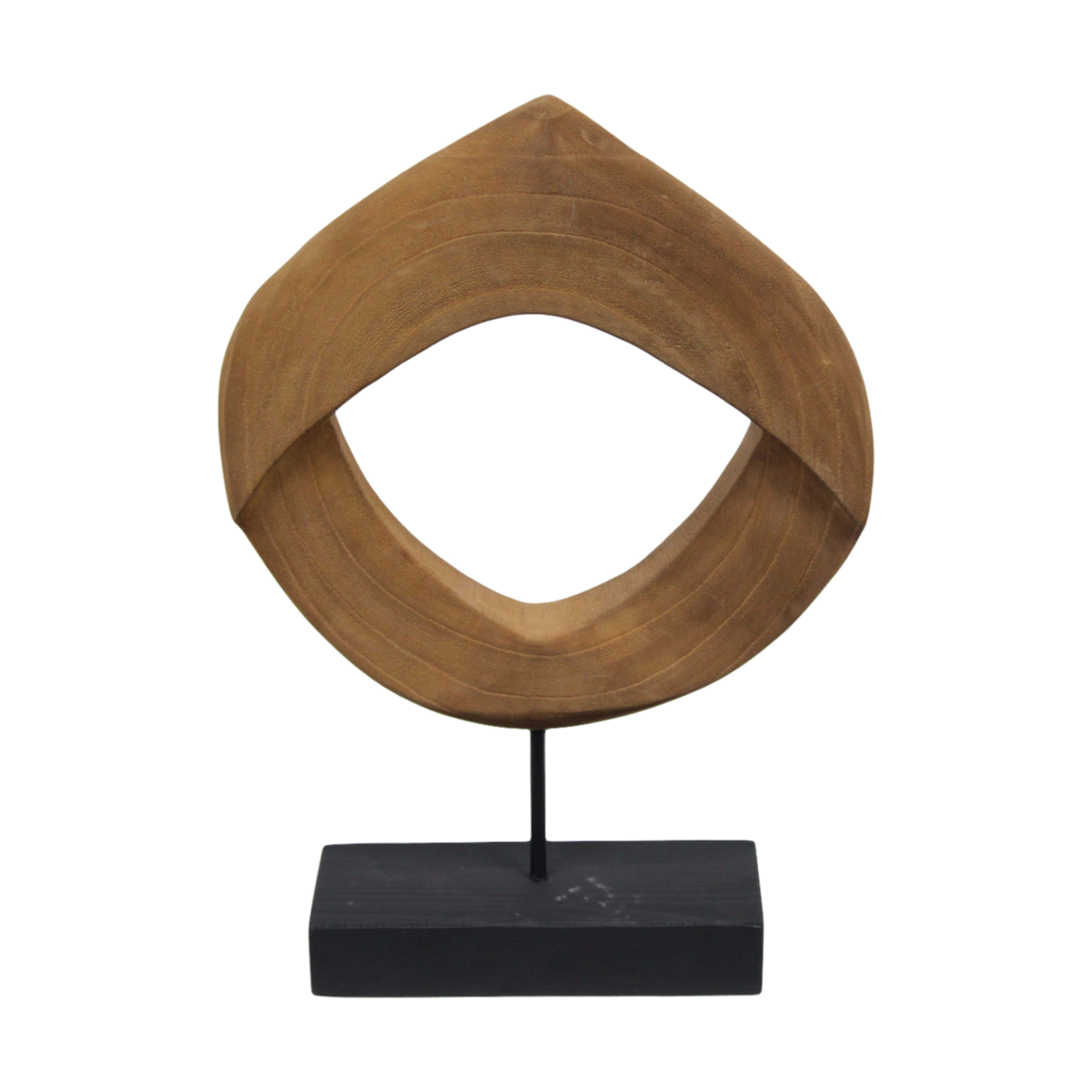 Objekt Tropfen, Braun Decofinder / Grösse: 28 x 9 cm