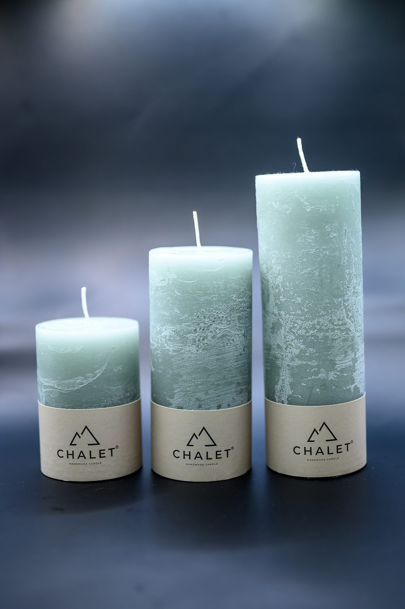 Stumpenkerze Eukalyptus 7x15cm Decofinder