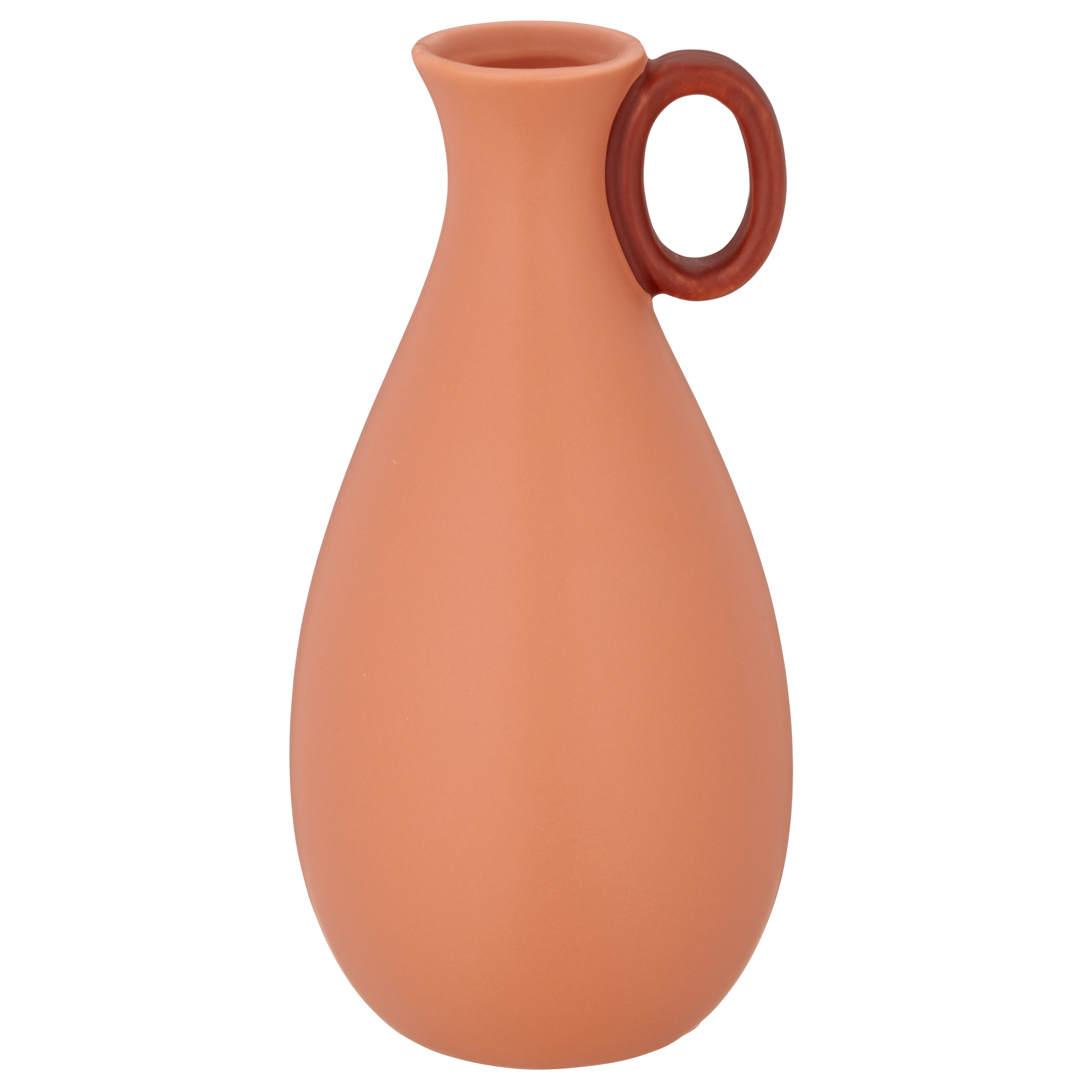 Gasper Vase Mit Henkel, Zimt  | Schubiger Möbel