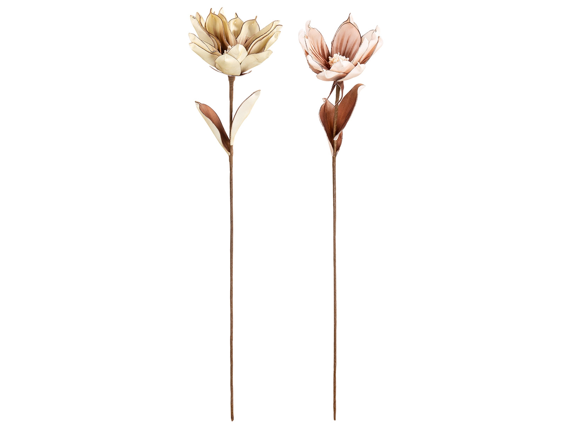 Kunstblumen Blüte, Creme-Grün H: 80 cm Gilde