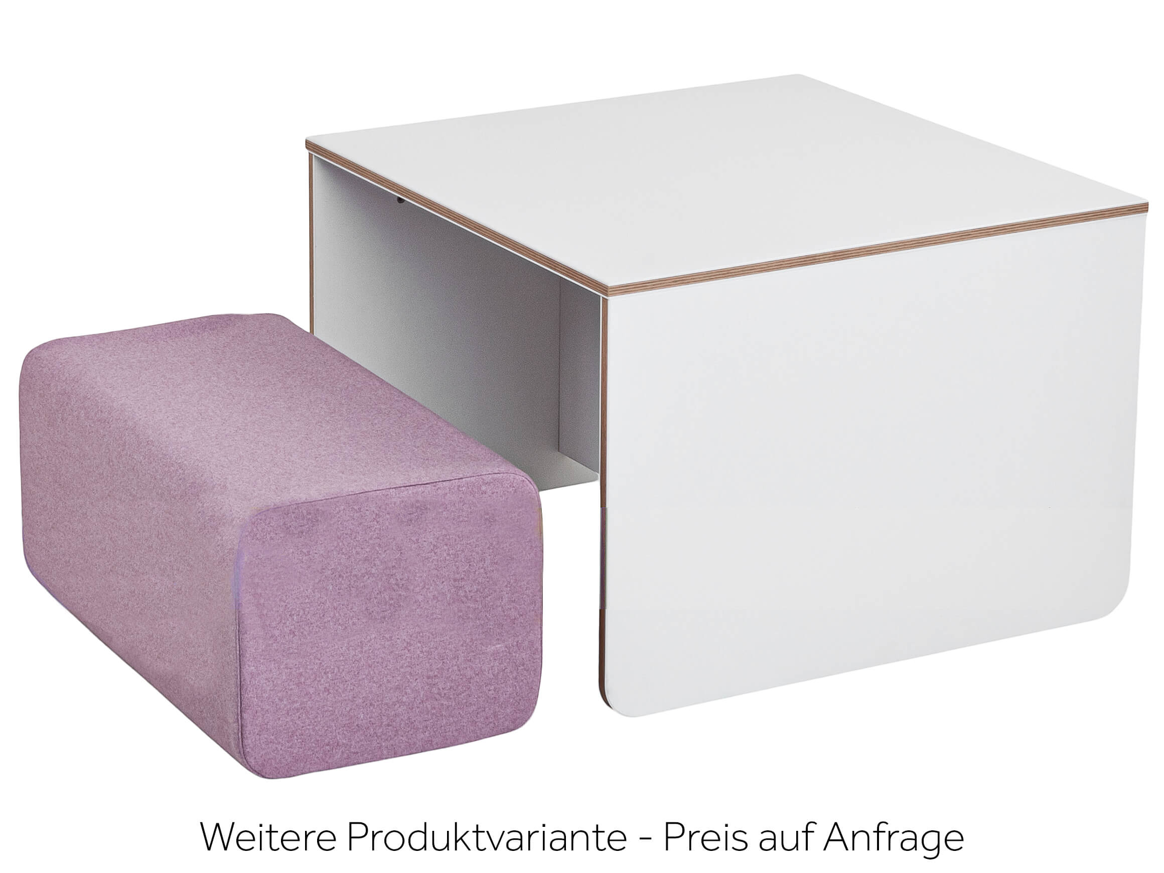 Kindertisch Fritzi von Paidi / Farbe: Weiss / Grösse: 63 x 63 cm