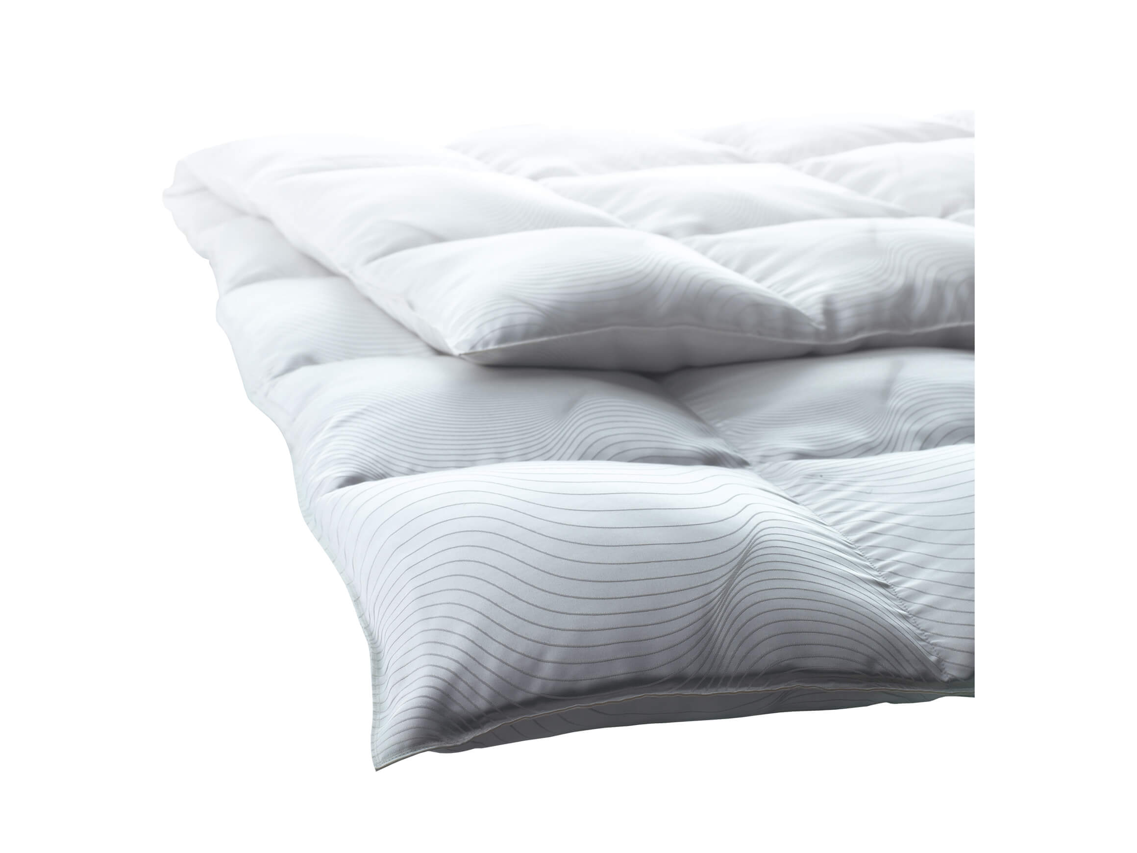 Ganzjahresduvet Eider Cassettino Alpha Billerbeck / Farbe: Weiss / Material: