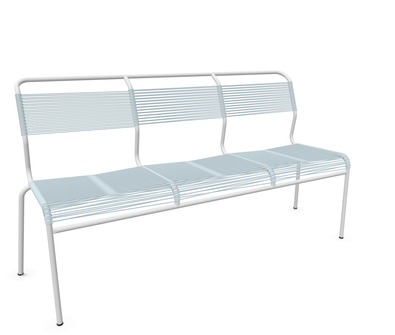 Schaffner Spaghetti-3er-Bank Säntis Blau | Schubiger Möbel