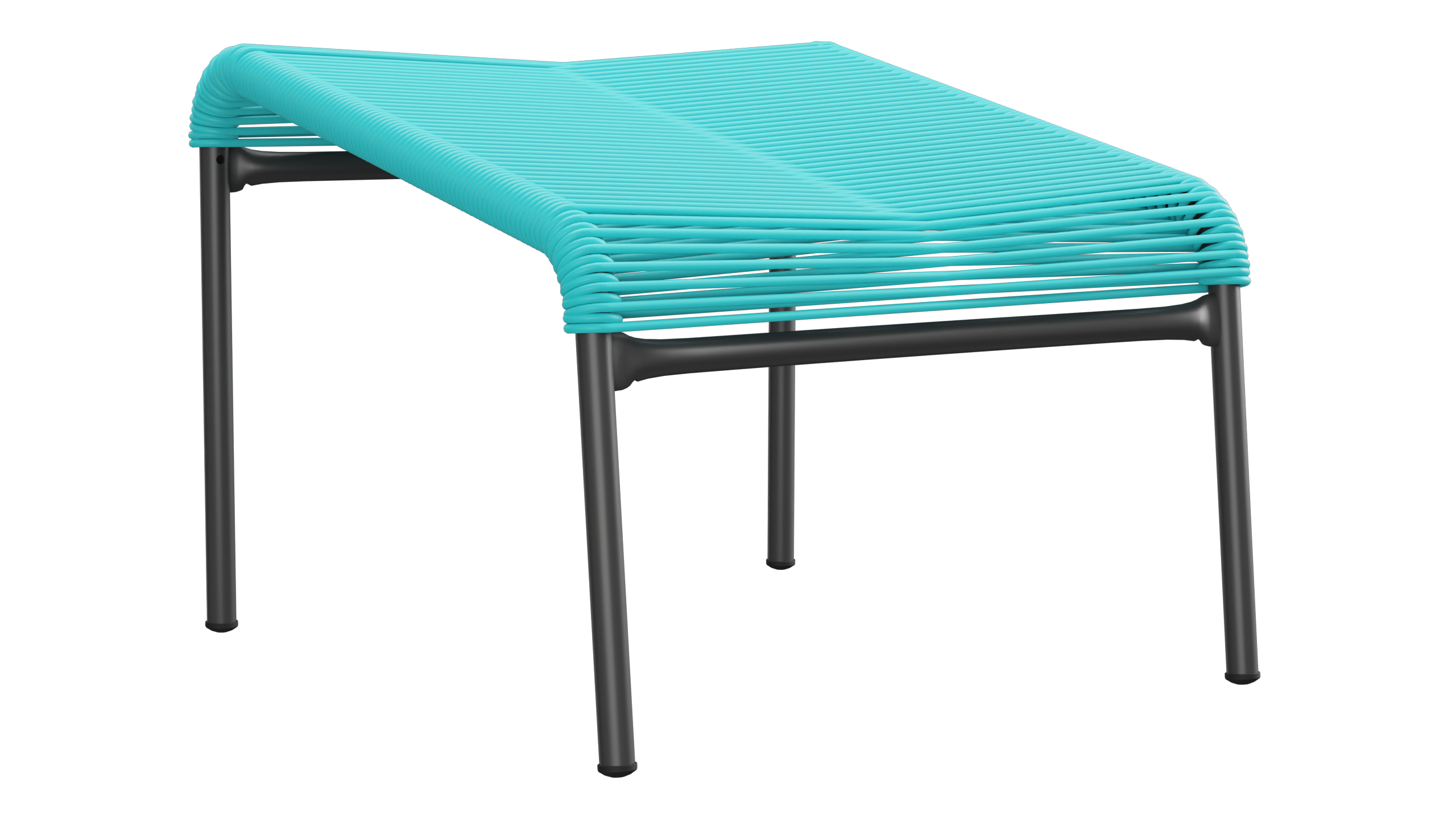 Schaffner Spaghetti-Fuss-Hocker Säntis Blau | Schubiger Möbel
