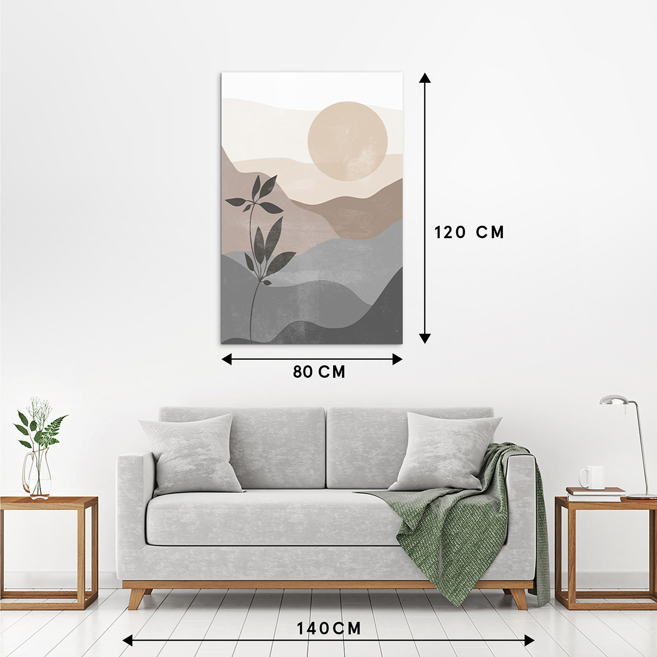 Acrylglasbild Nature Sun image LAND