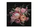 Bild Blumenstrauß auf dunklem Hintergrund image LAND / Grösse: 60 x 60 cm