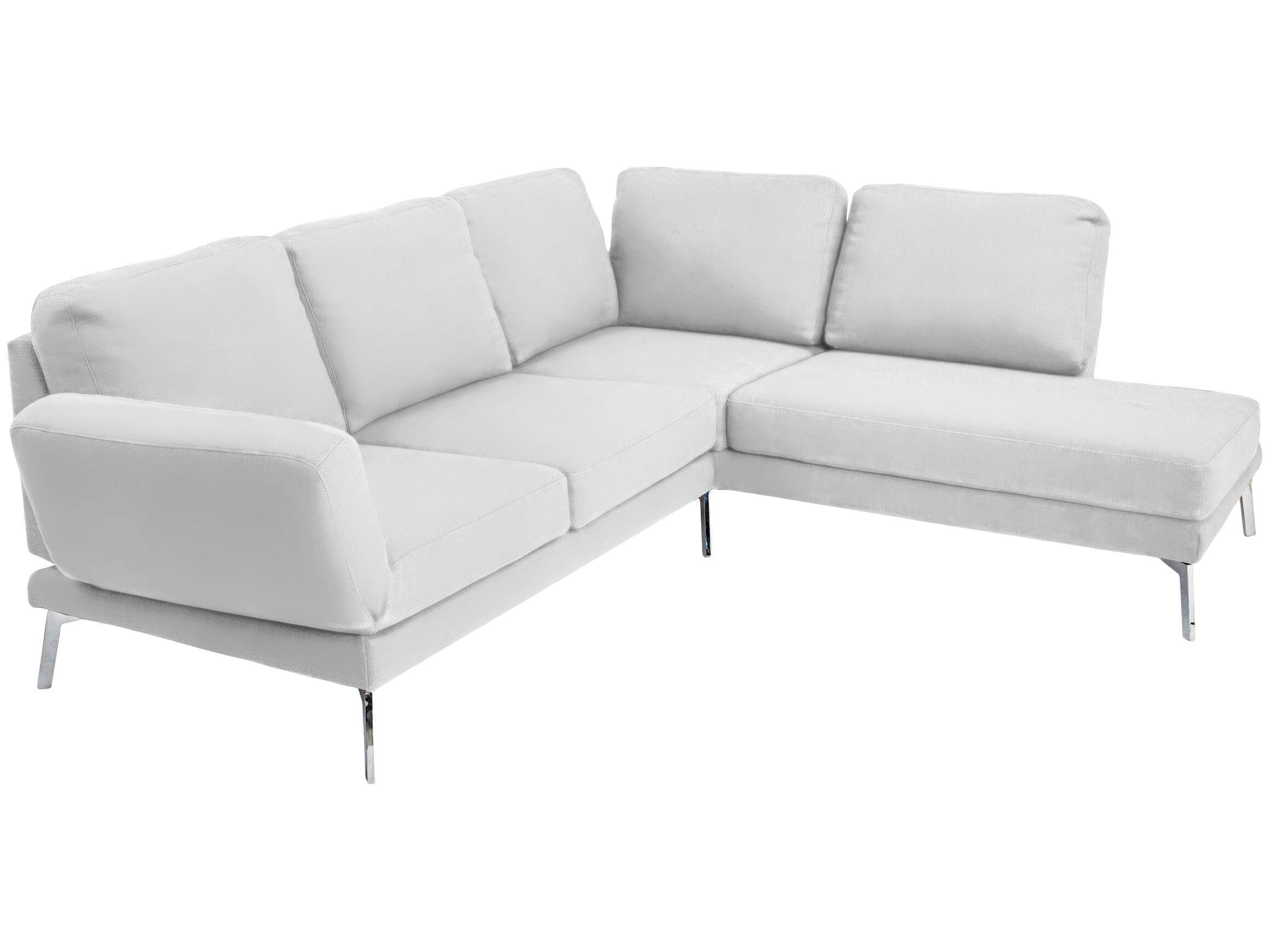 Ecksofa Toledo Basic Candy / Farbe: Bianco / Material: Leder Basic