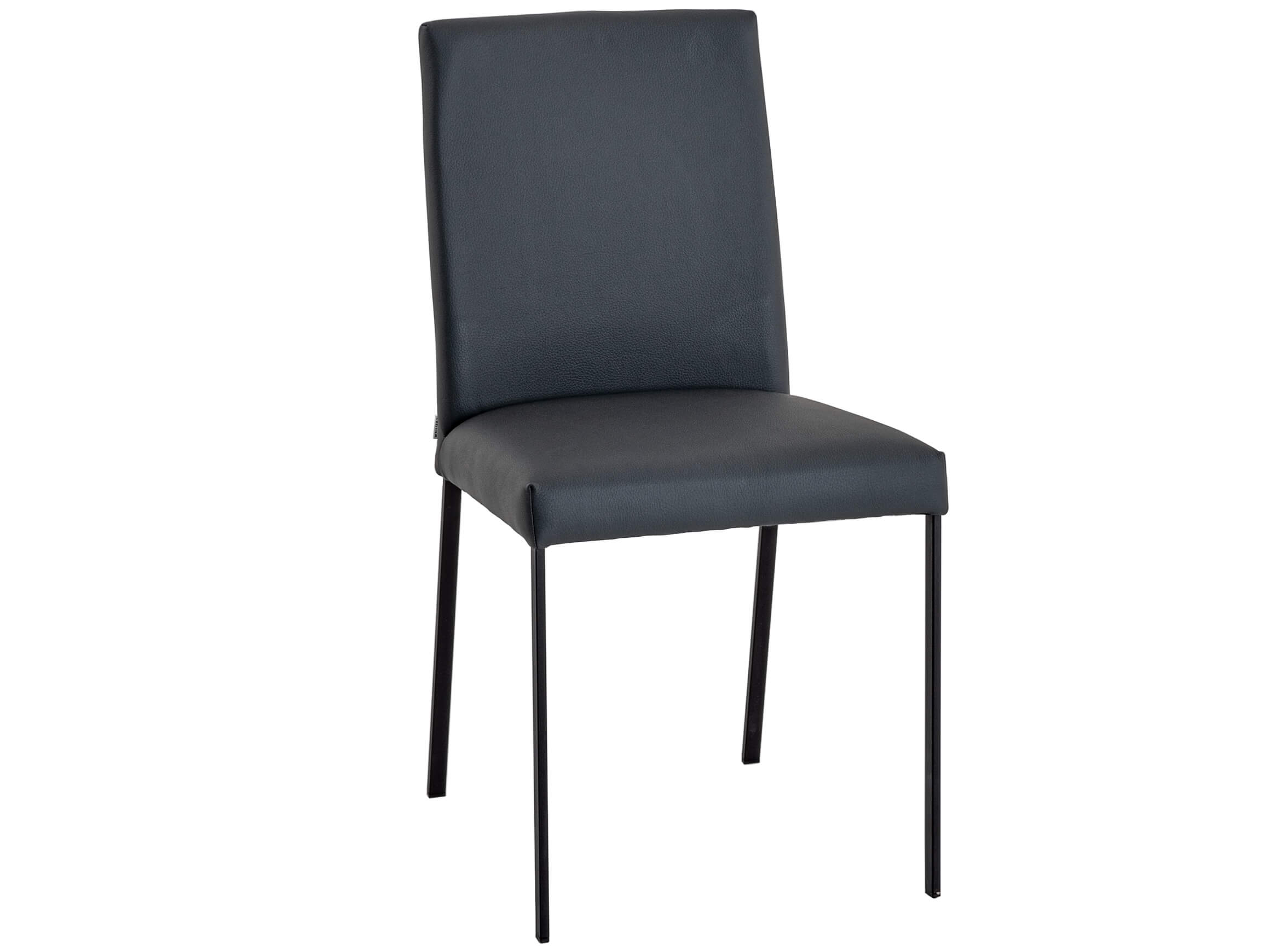 Stuhl Ambient Willisau / Farbe: Anthrazit / Bezugsmaterial: Leder