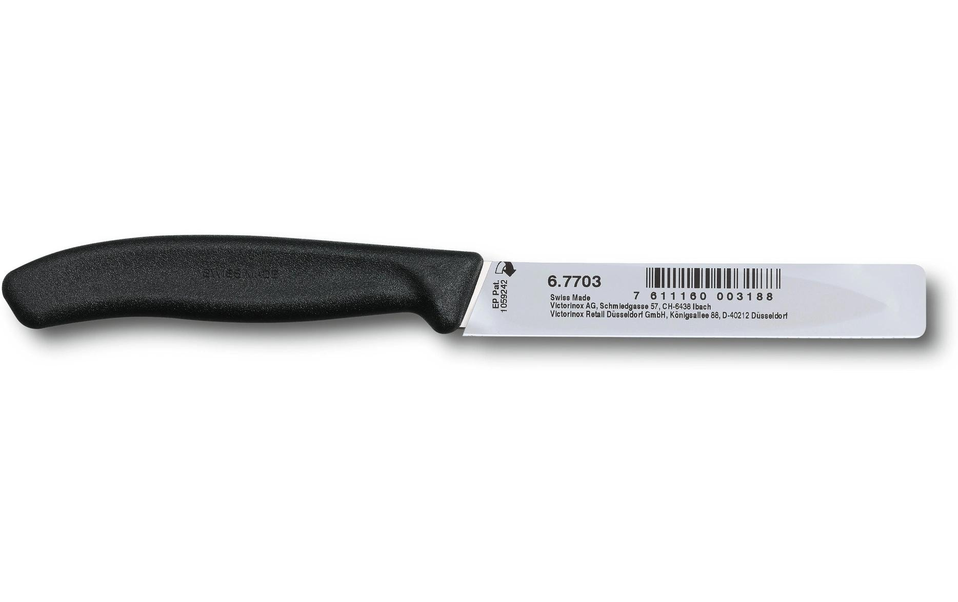 Gemüsemesser Swiss Classic, 10 cm Von Victorinox Alltron / Farbe: Schwarz