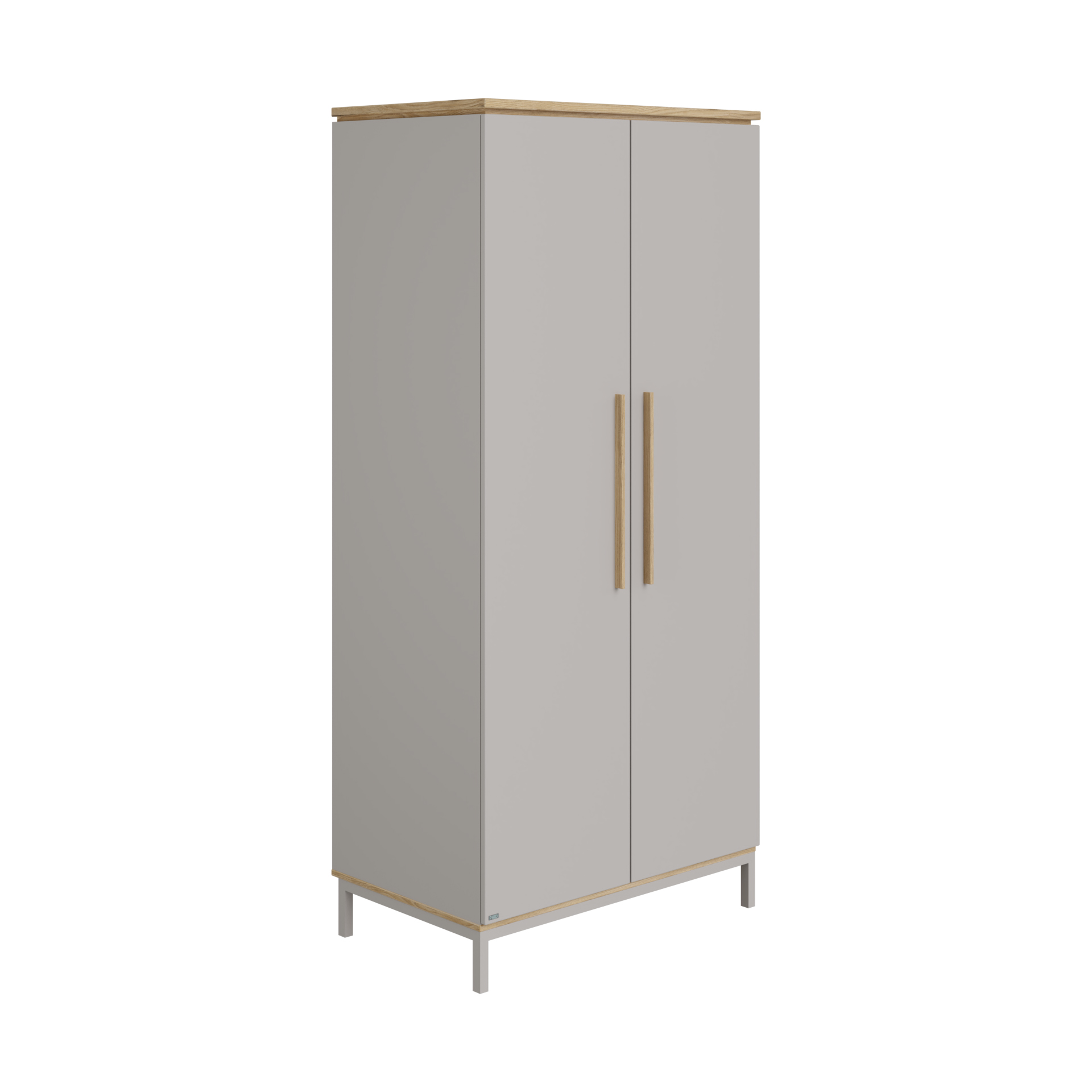 Kleiderschrank Benne 2T von Paidi / Farbe: Kieselgrau / Grösse: x cm