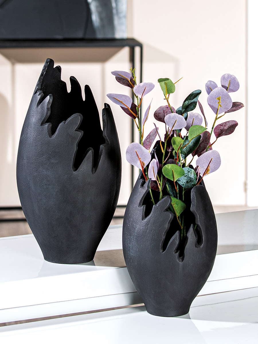 Vase Volcano Flame Gilde