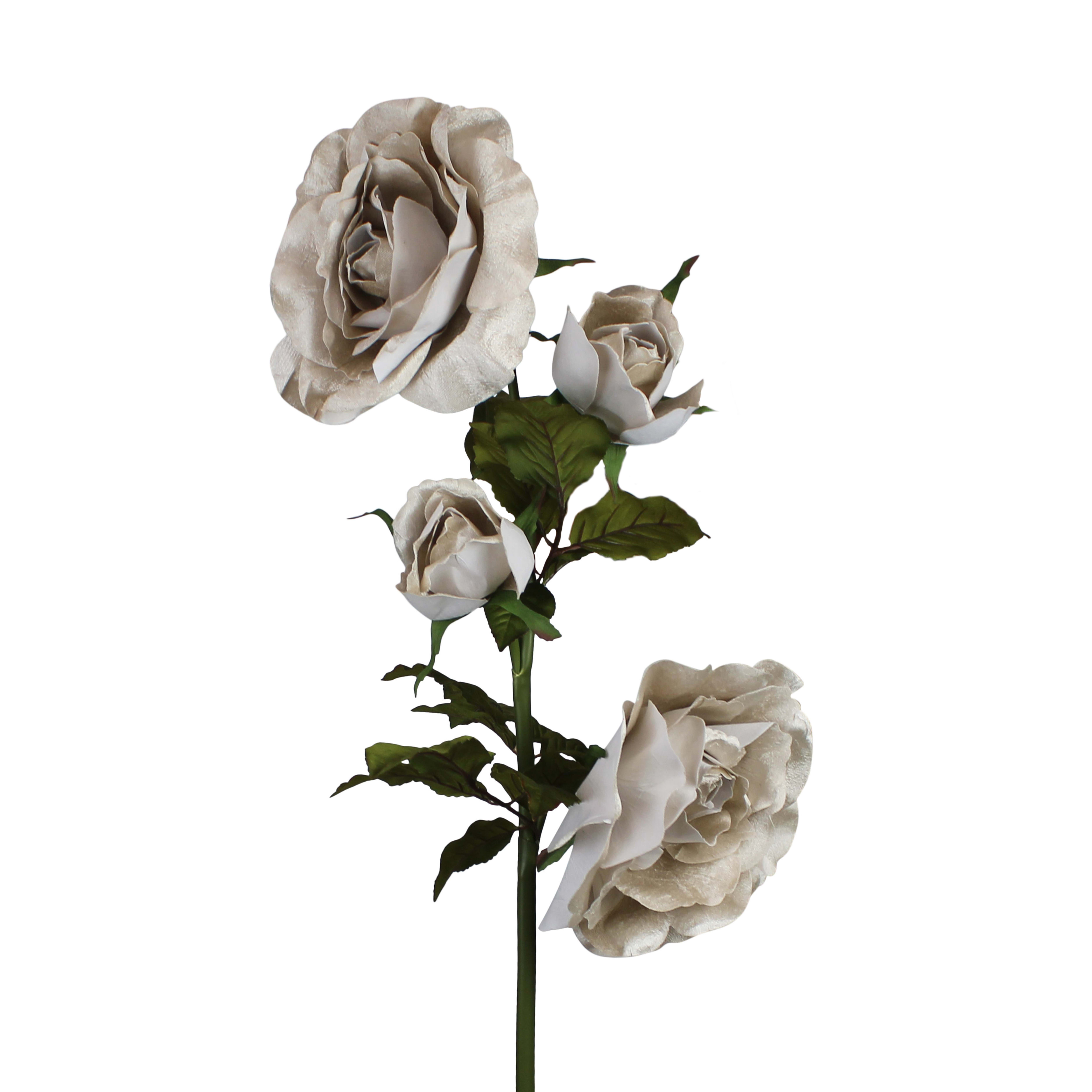 Decofinder Kunstblume Samtrose, Zartrosa  | Schubiger Möbel
