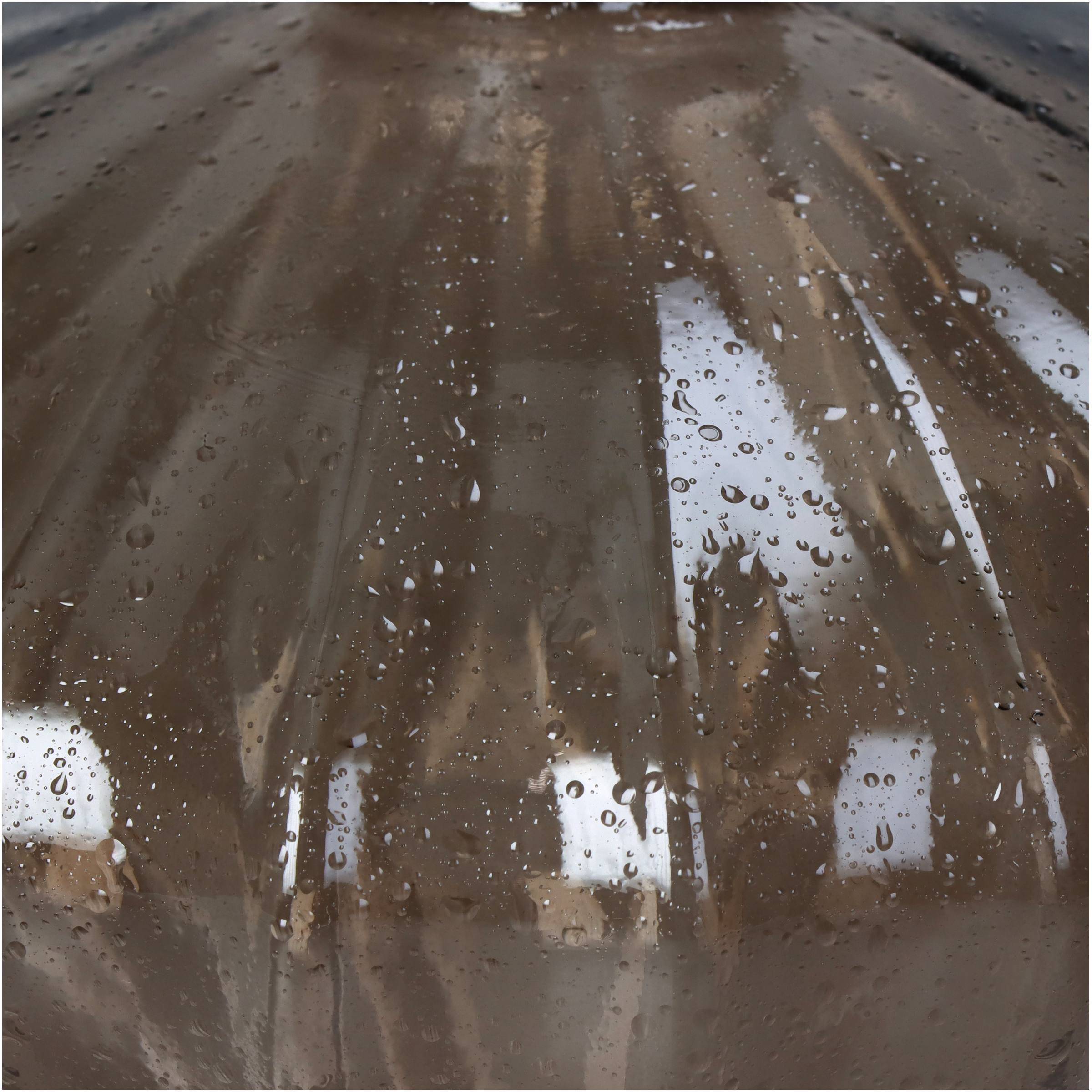 Vase Glas, Braun H: 14 cm Kersten