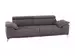 Sofa Lucio Basic B: 242 cm Candy / Farbe: Steel / Material: Stoff Basic