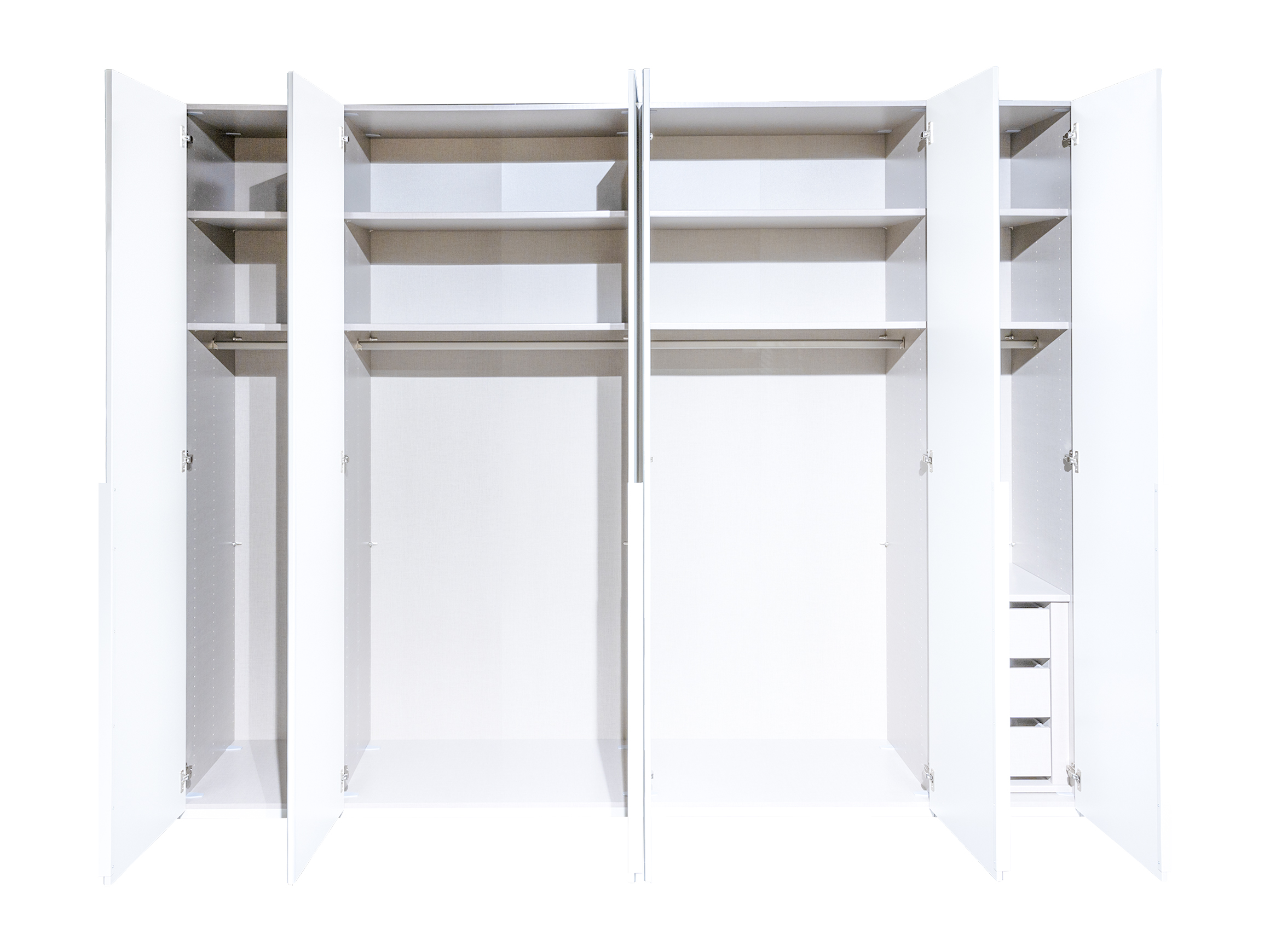 Drehtürenschrank Scalea Möbelwerke / Farbe: Champagner / Grösse: 300 x 59 cm