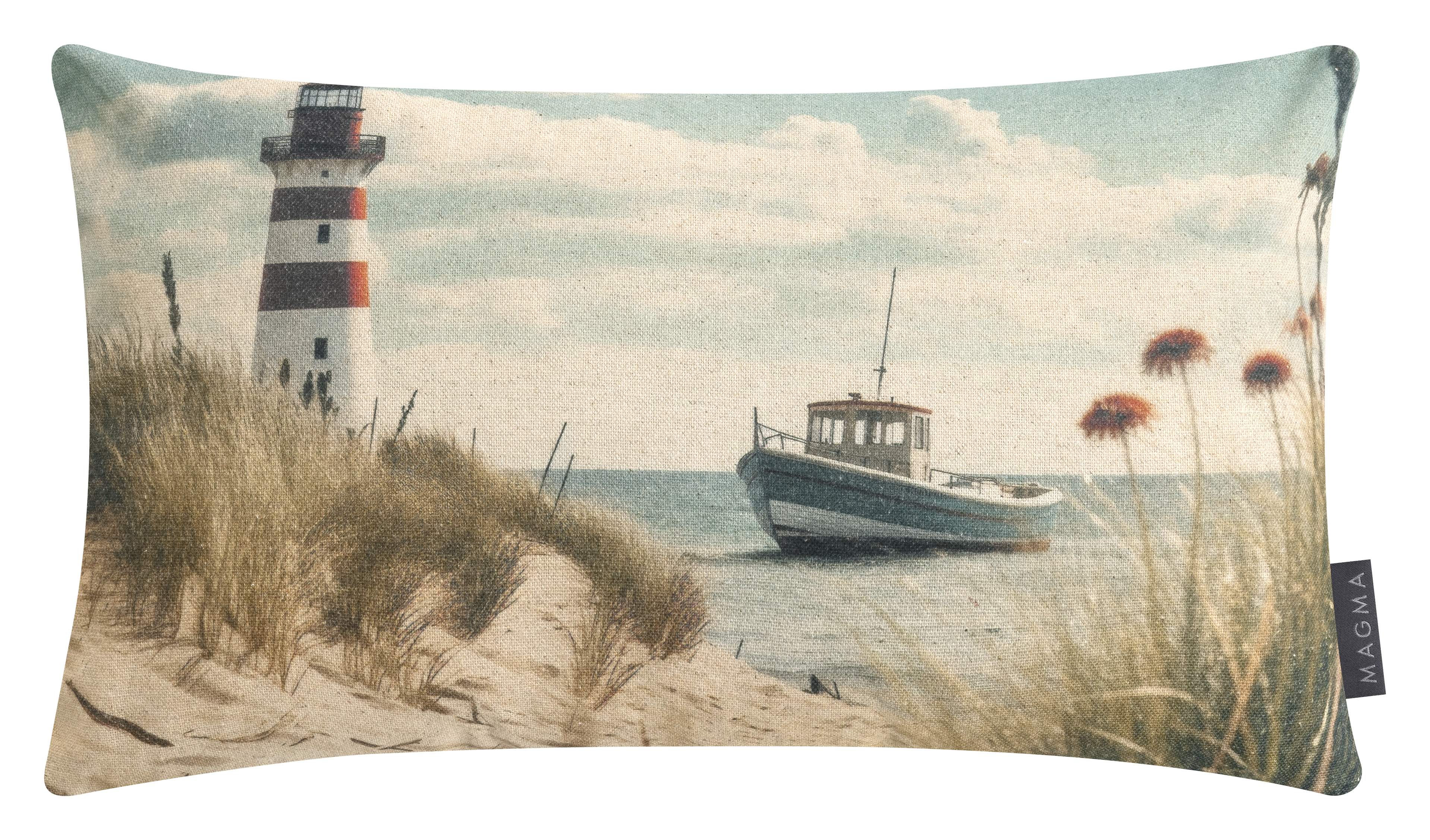 Magma Kissenhülle Sea Breeze Leuchturm 30x50 cm  | Schubiger Möbel