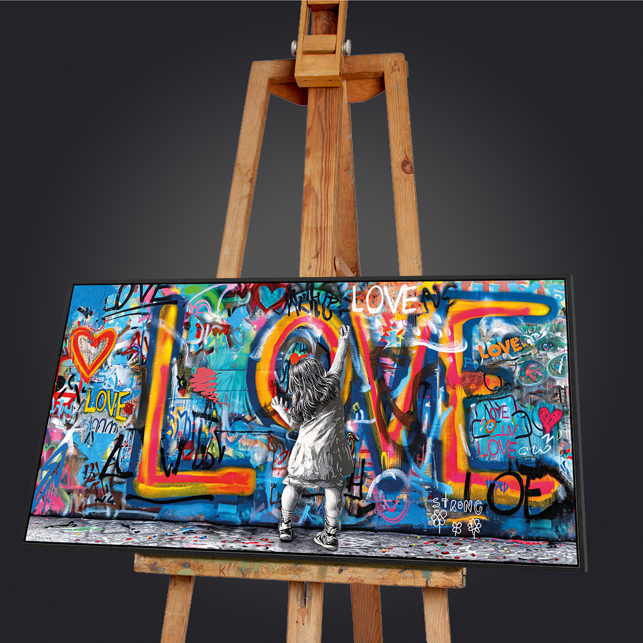 Gemälde-Paint With Love-image LAND
