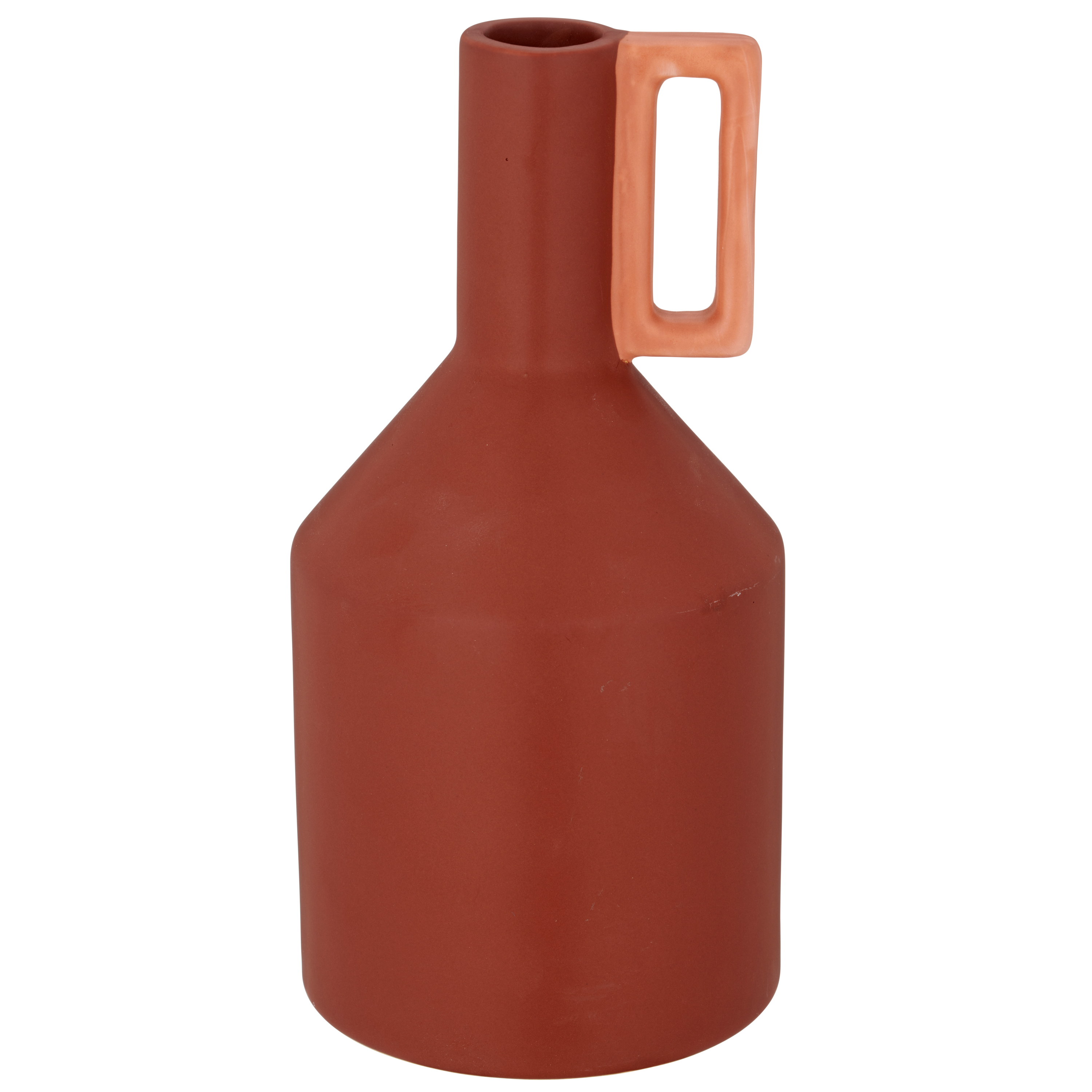 Gasper Vase Flasche mit Henkel, Zimt  | Schubiger Möbel