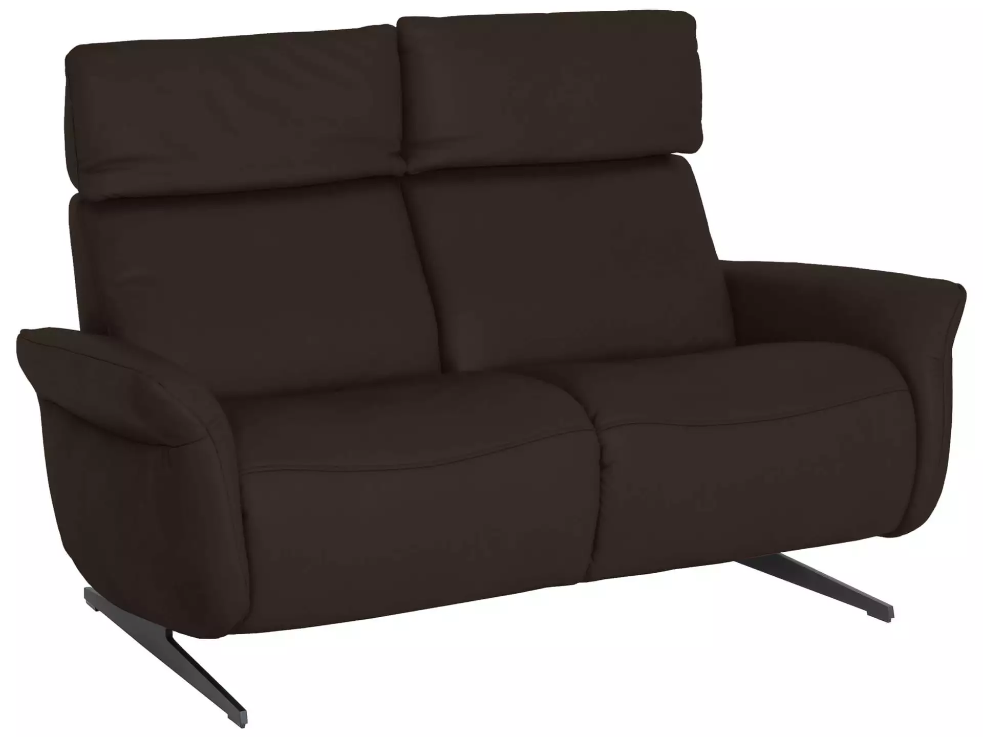 Sofa Patricia Basic B: 149 cm Himolla / Farbe: Schoko / Material: Leder Basic