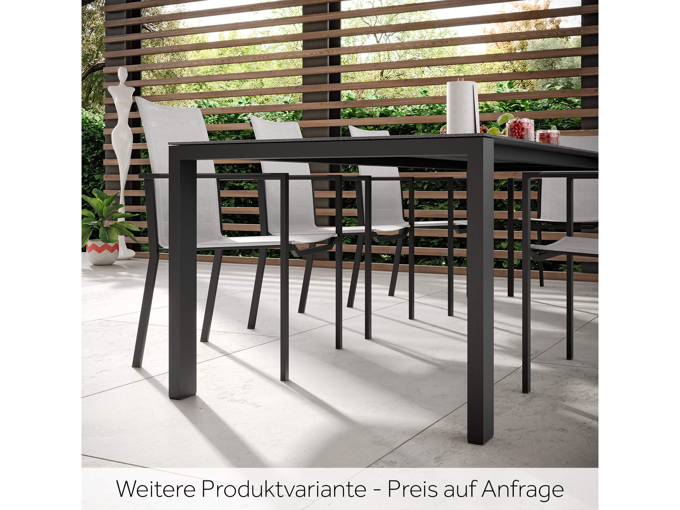 Basso garden table Zumsteg Collection AG / Colour: Eter