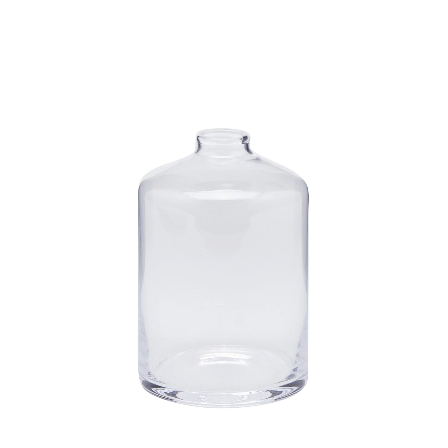Edg Vase Klarglas H: 13 cm  | Schubiger Möbel