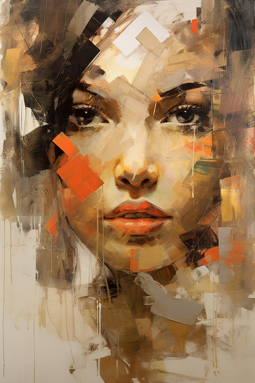 Canvas-Mystic Girl-image LAND