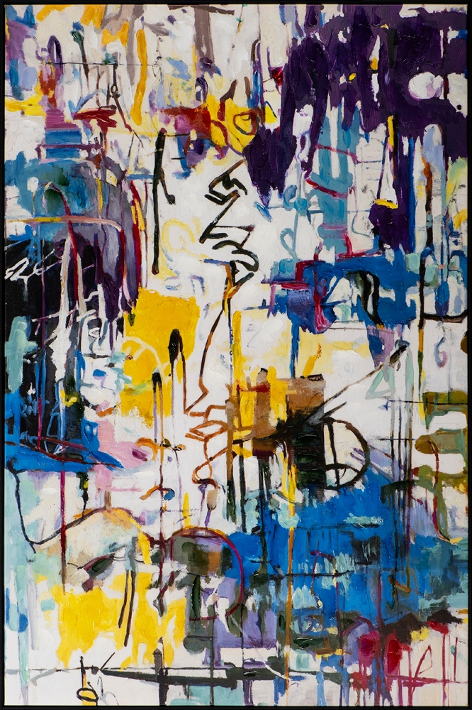 Peinture acrylique-Colourful Energy-