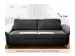 Bettsofa Antje Candy / Farbe: Chocolate / Bezugsmaterial: Leder
