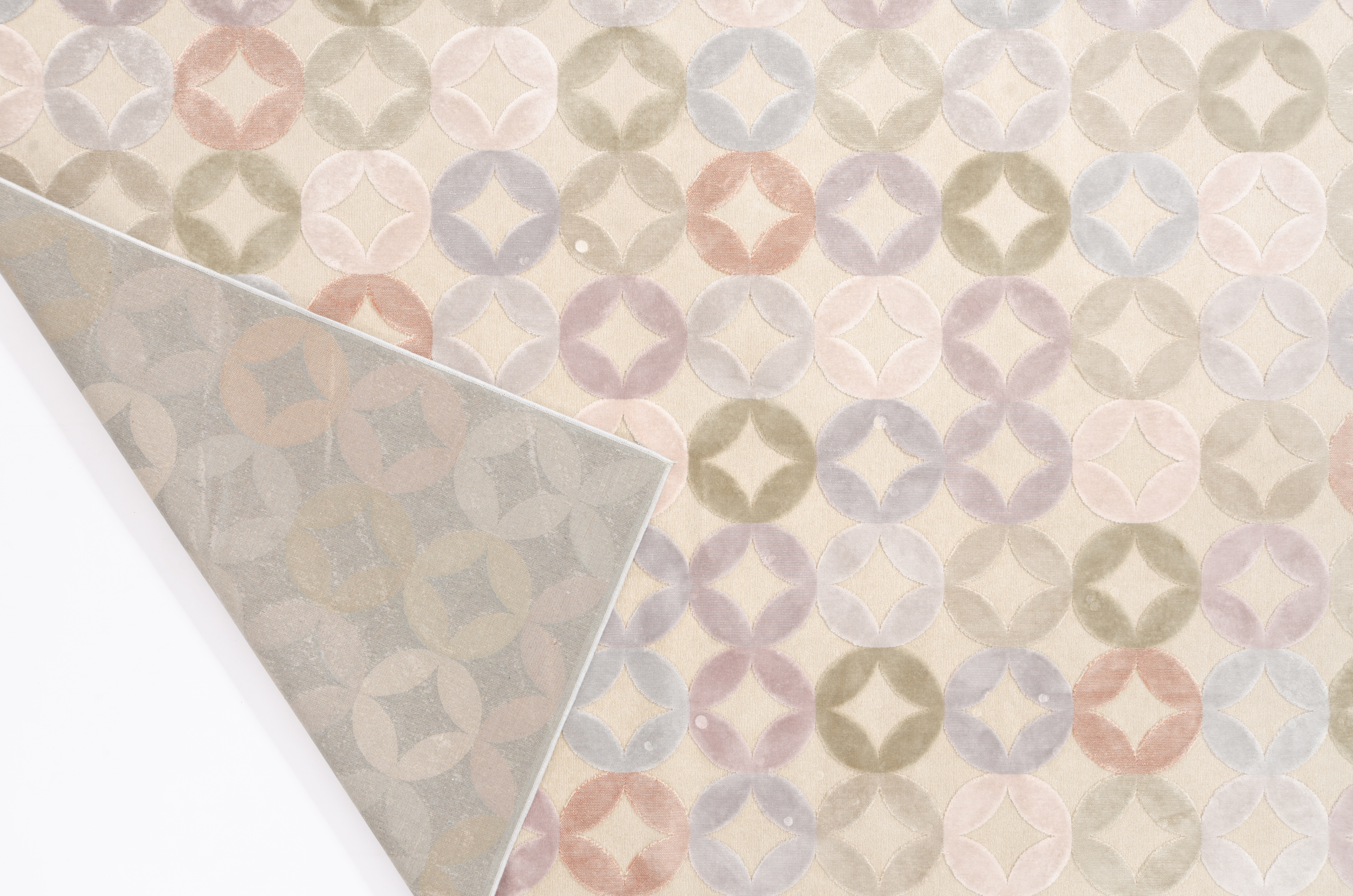 Moderner Maschinenteppich Mecano 2 Negra/ Farbe: Grau / Masse (BxT) :160x230 cm