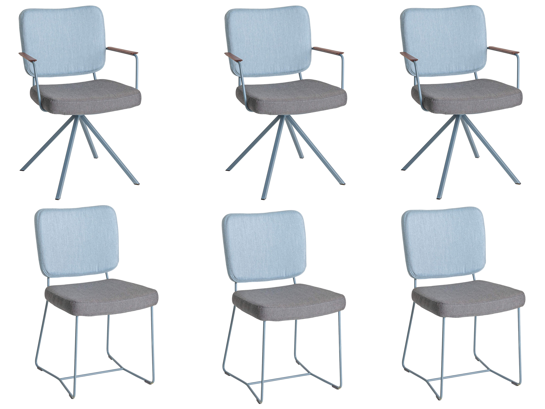 Plantagie Gartenstuhl Kirsten - Set a 3+3 Mehrfarbig | Schubiger Möbel