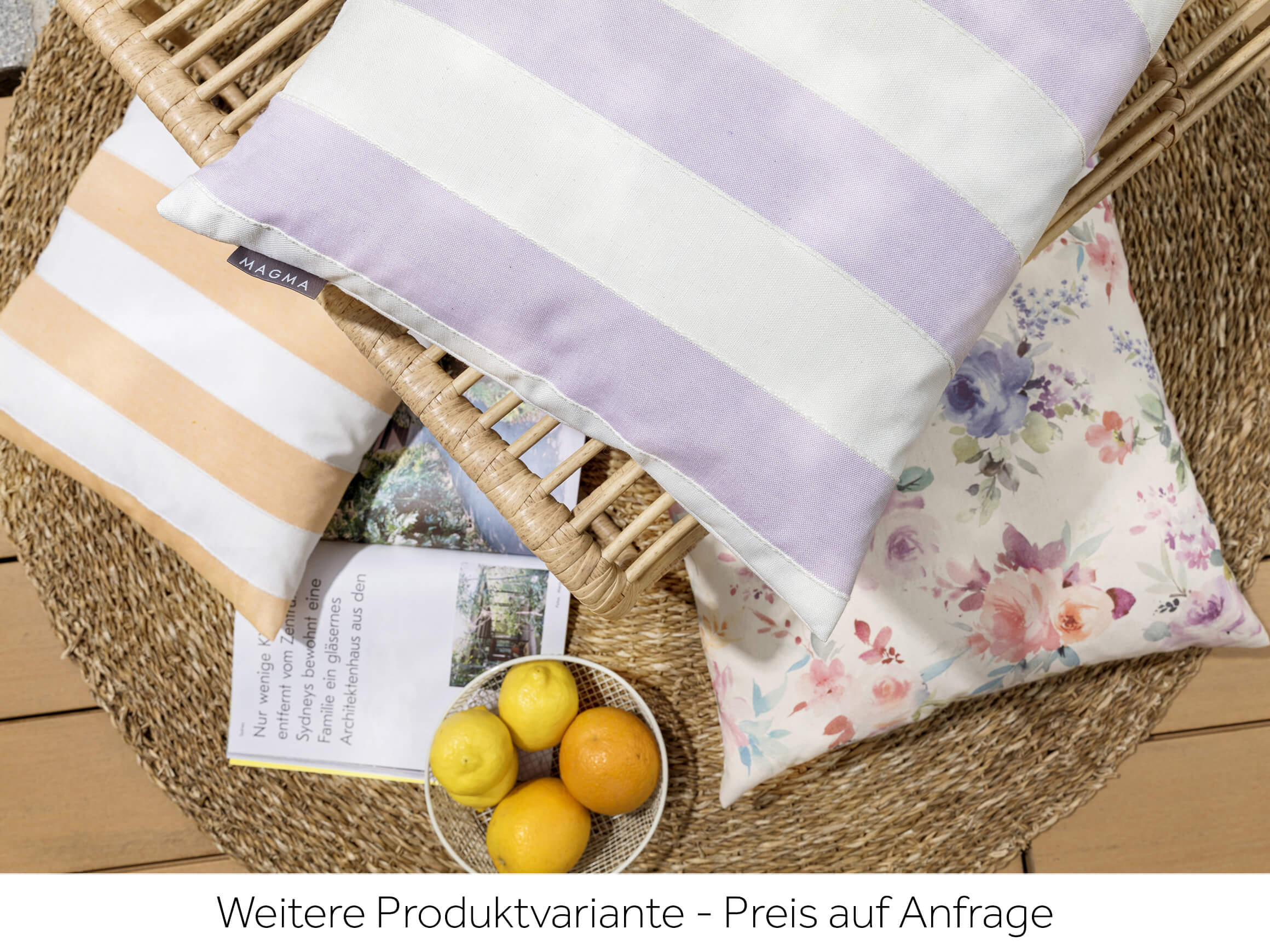 Kissenhülle Marlene Lila 50x50 cm Magma