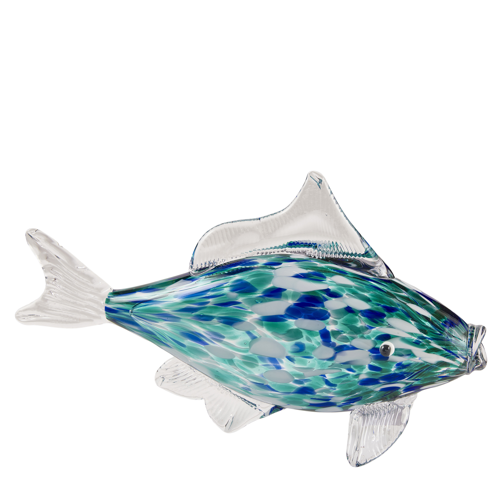 Figur Fisch Glas H: 18 cm Edg