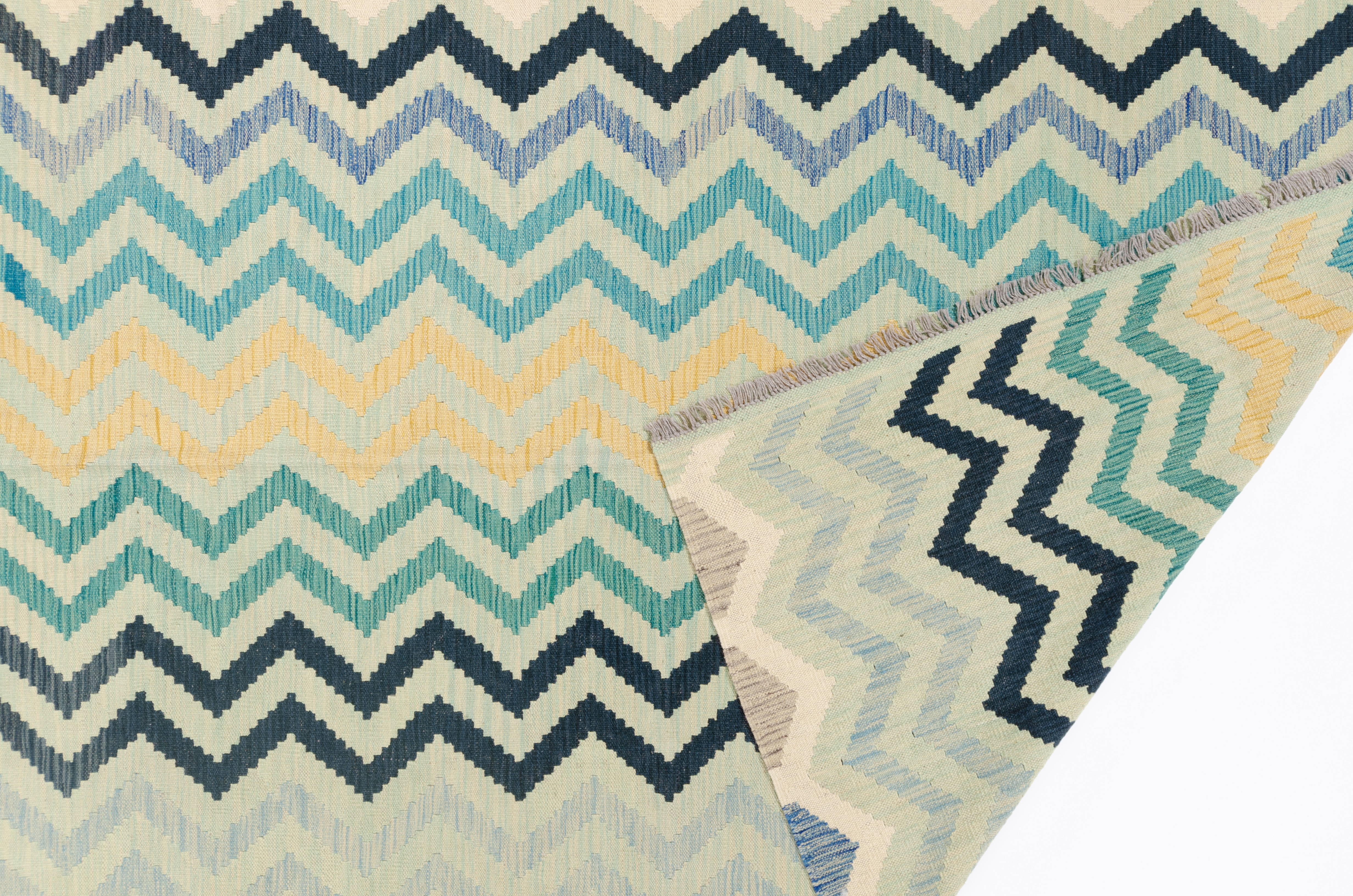 Nomadenteppich Pakistan Kelim Negra / Farbe: Silber